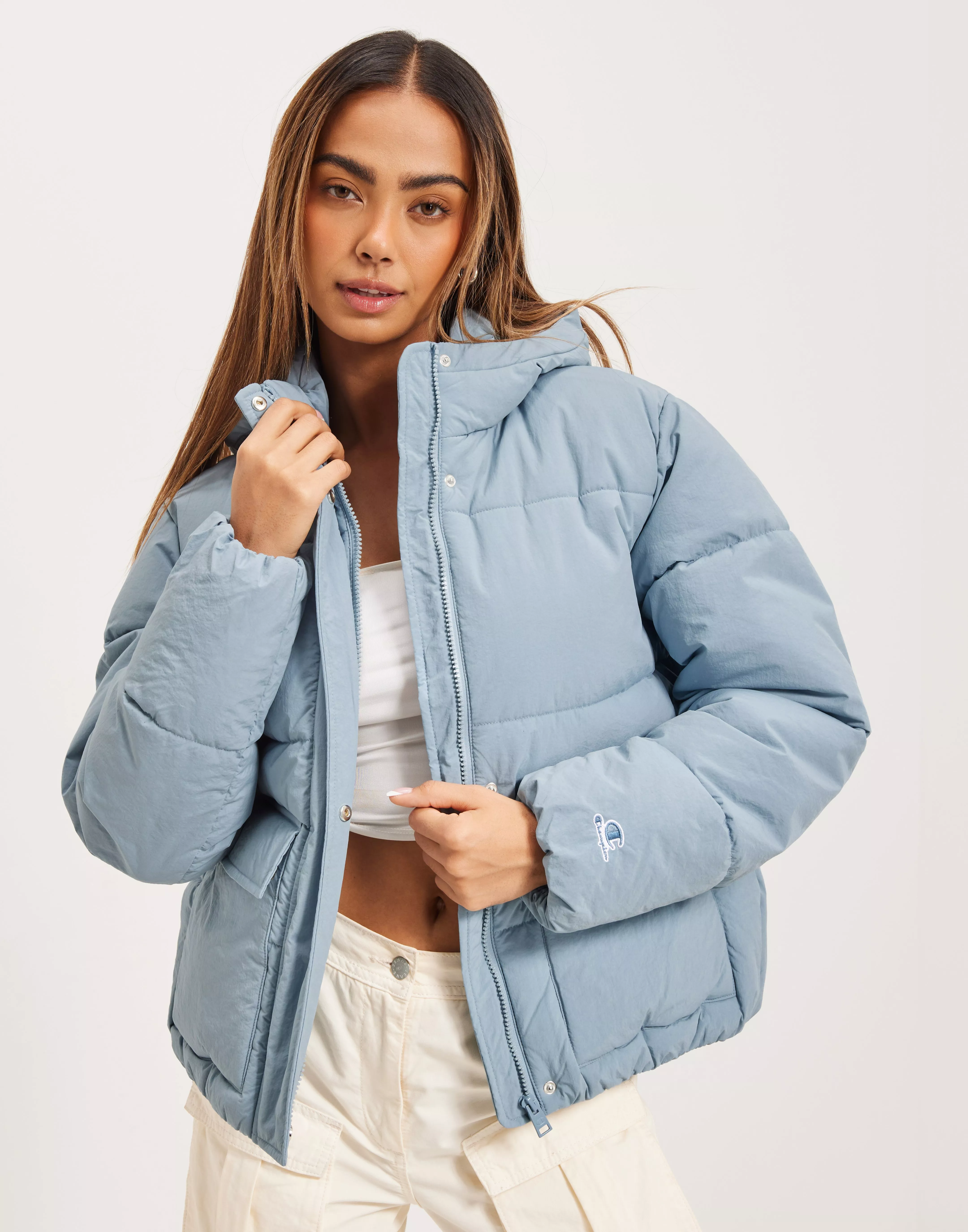 Baby blue store champion jacket