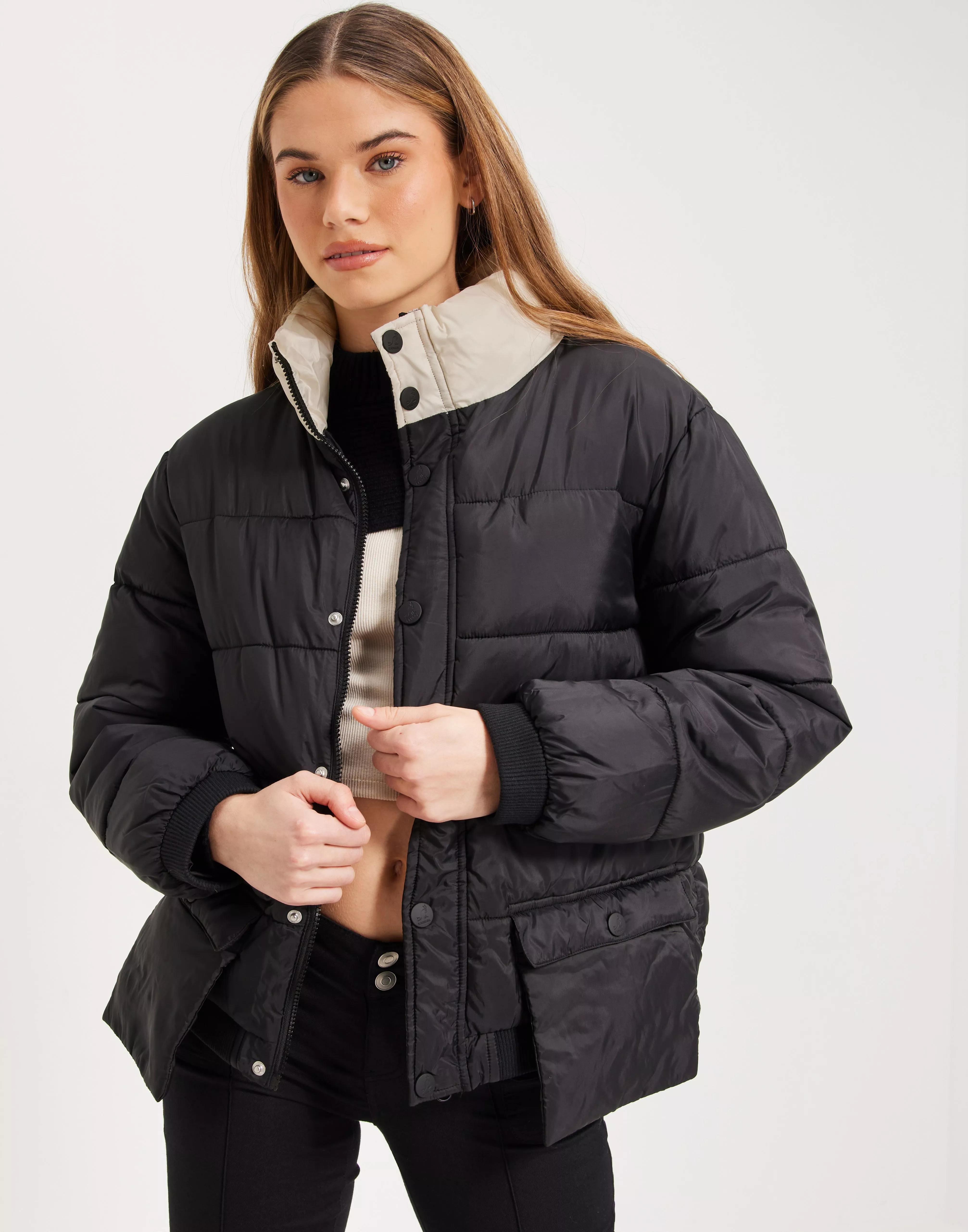 Kangol padded parka on sale coat