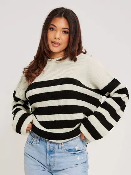 Summer Stripe Knit Sweater