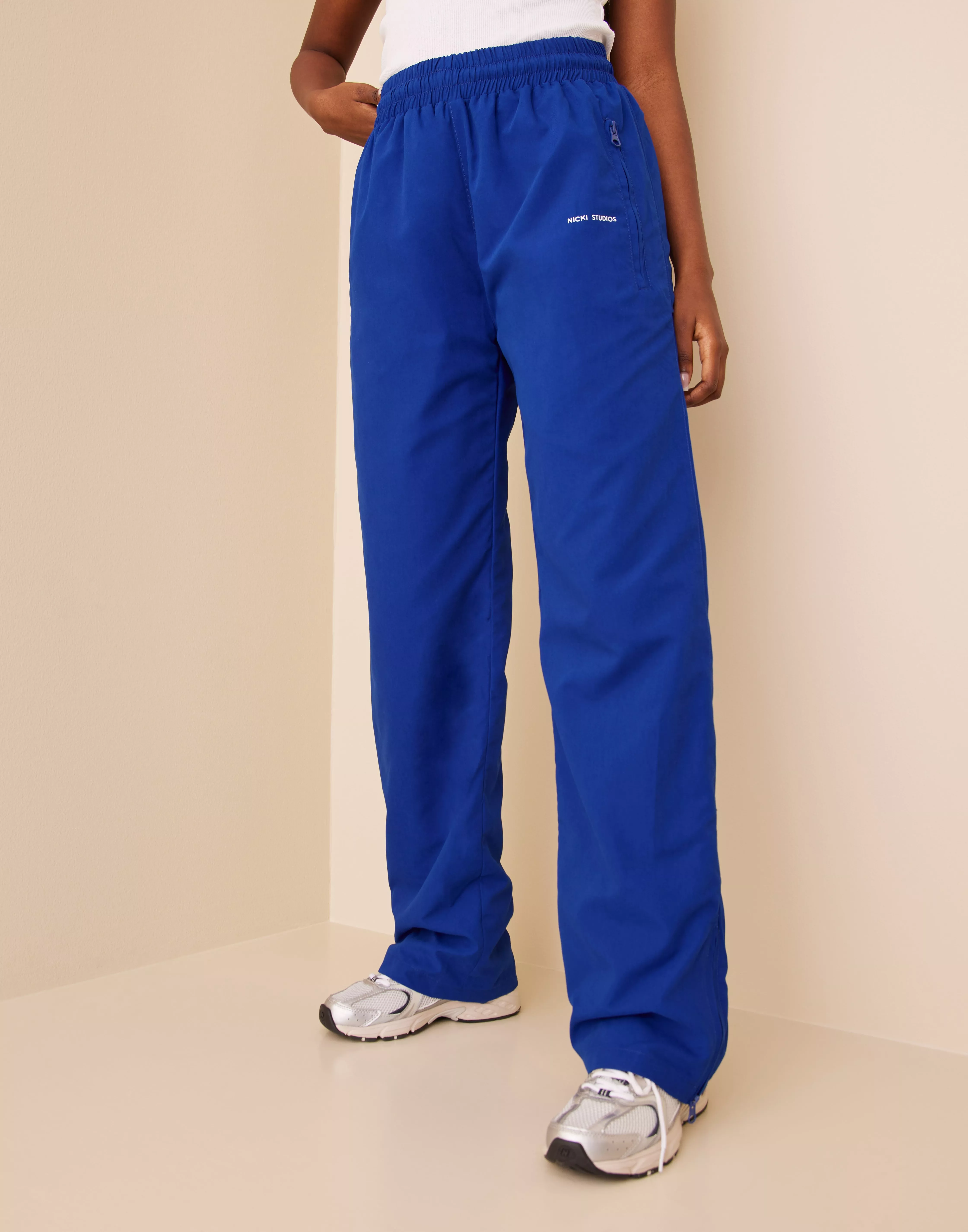 Slouchy track online pants