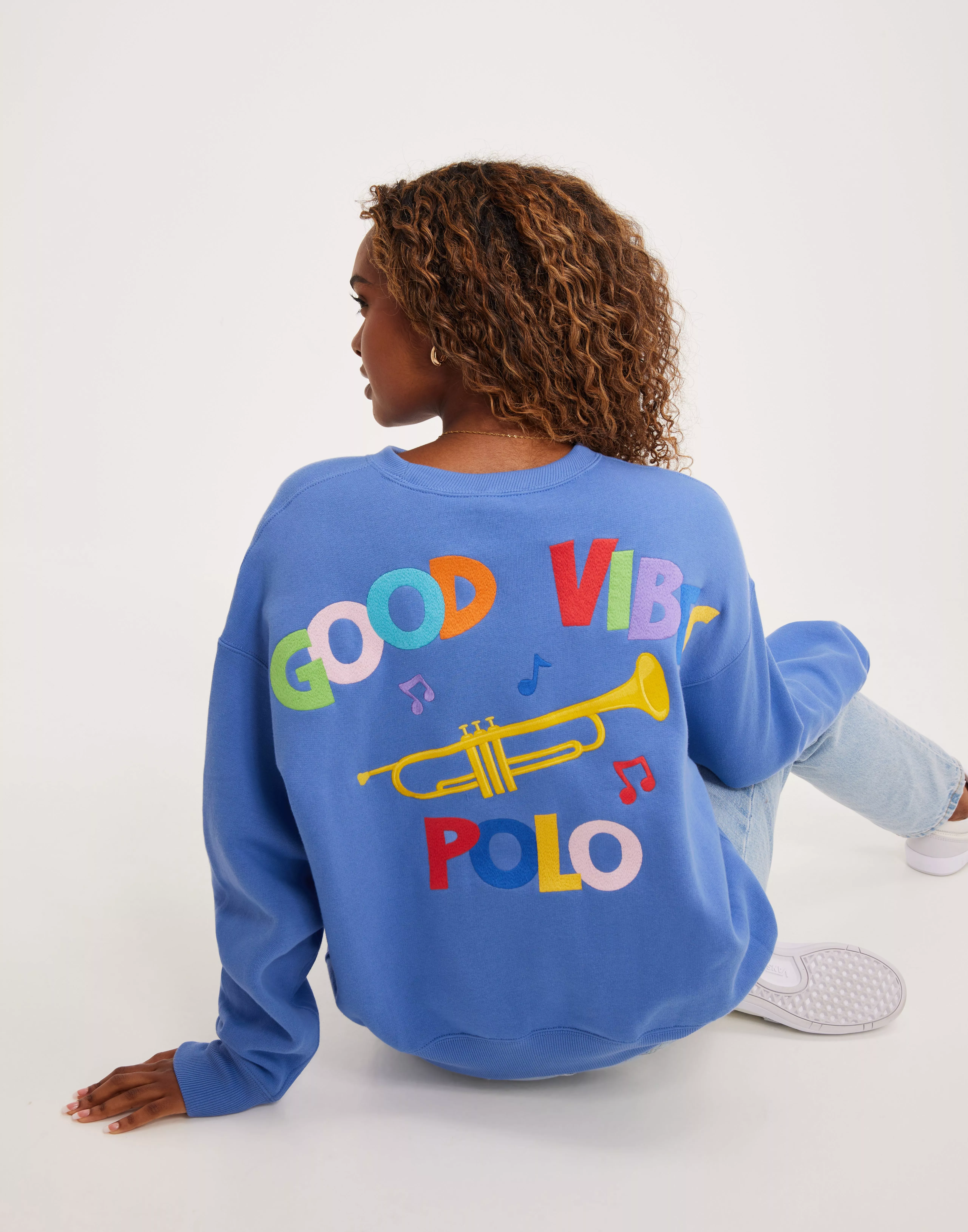 Buy Polo Ralph Lauren NW GD VB CN-LONG SLEEVE-SWEATSHIRT - Blue 