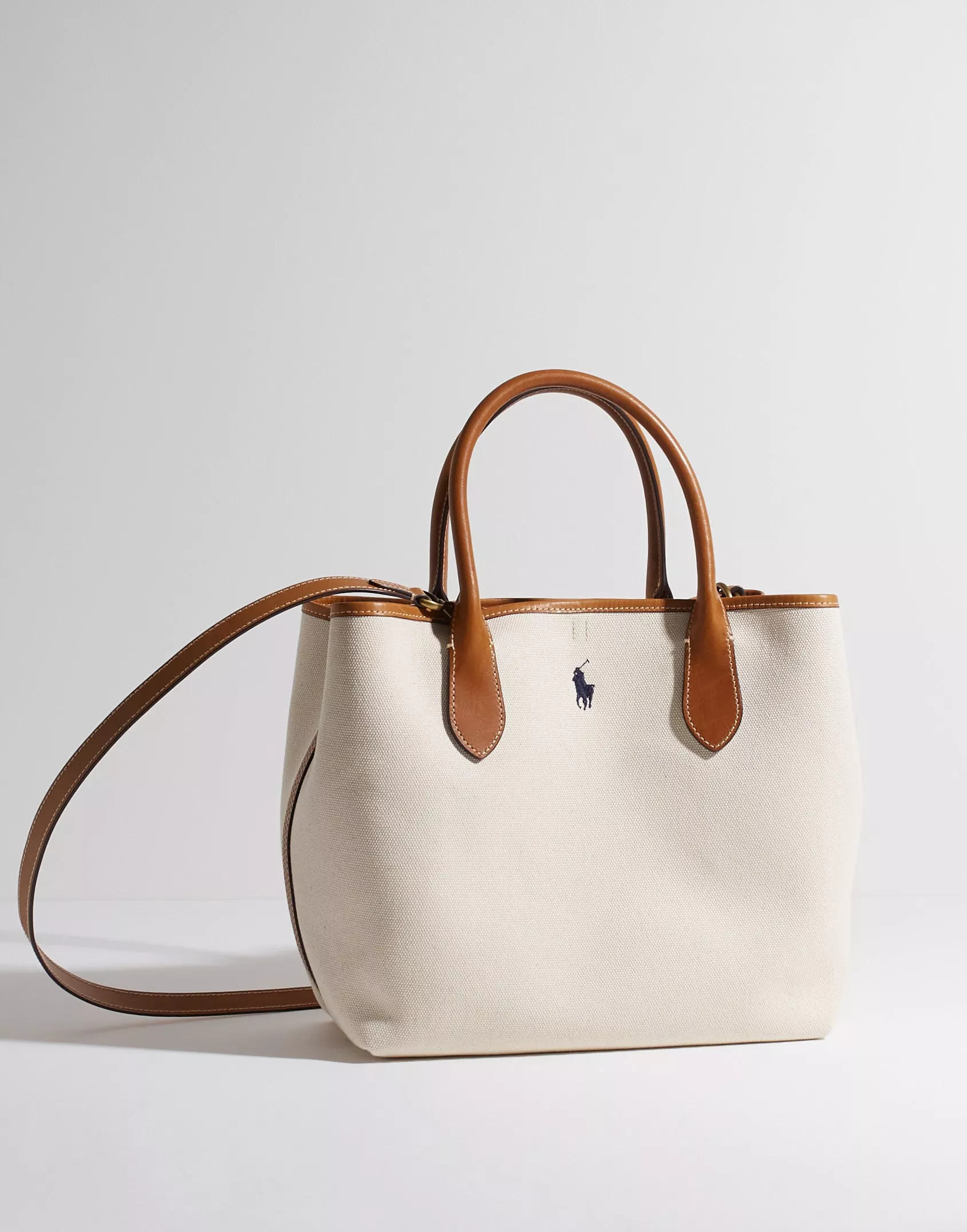 Polo Ralph Lauren Women's Small Bellport Canvas Tote Bag