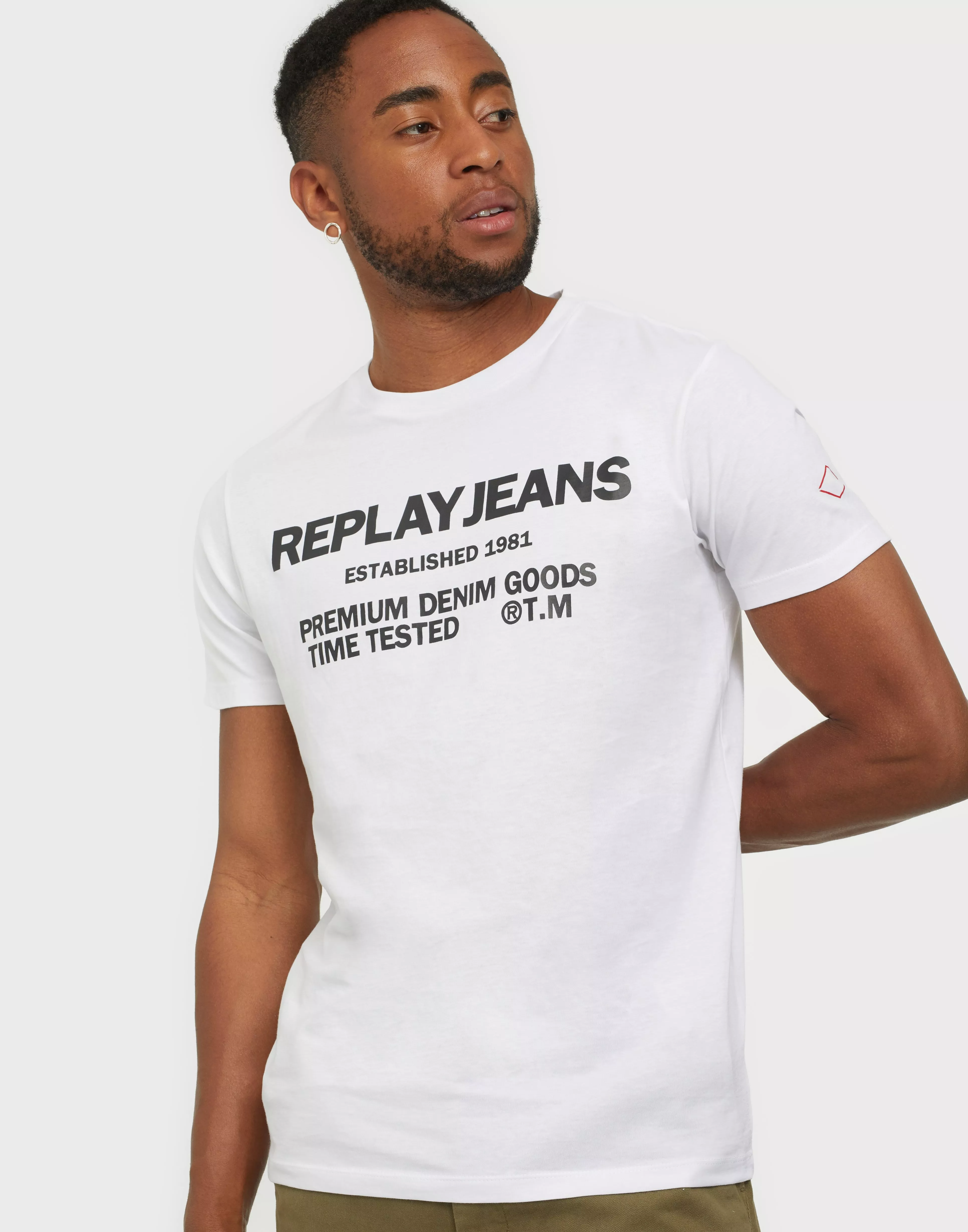 Replay Jeans Logo T Shirt