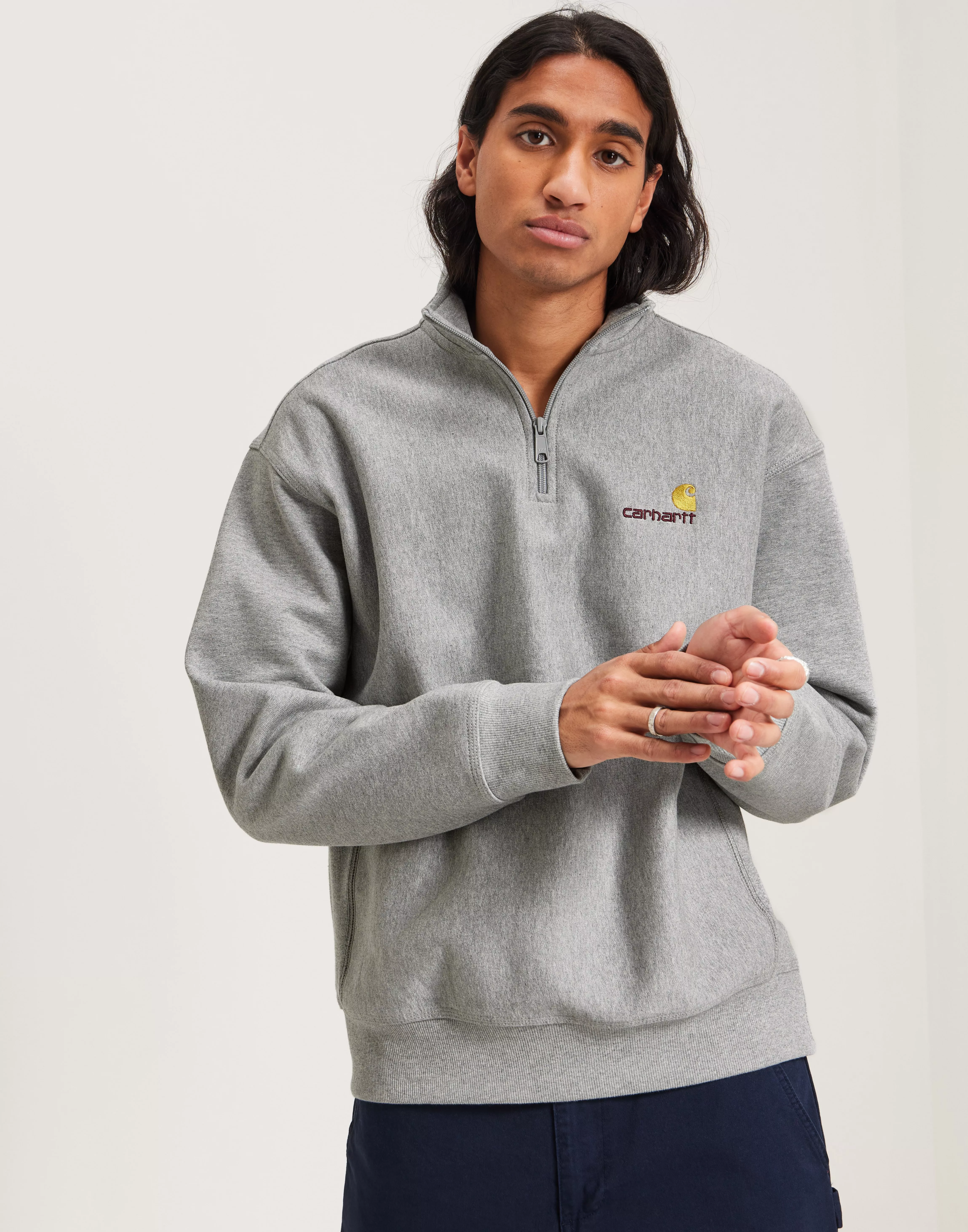 Carhartt wip half 2025 zip american script