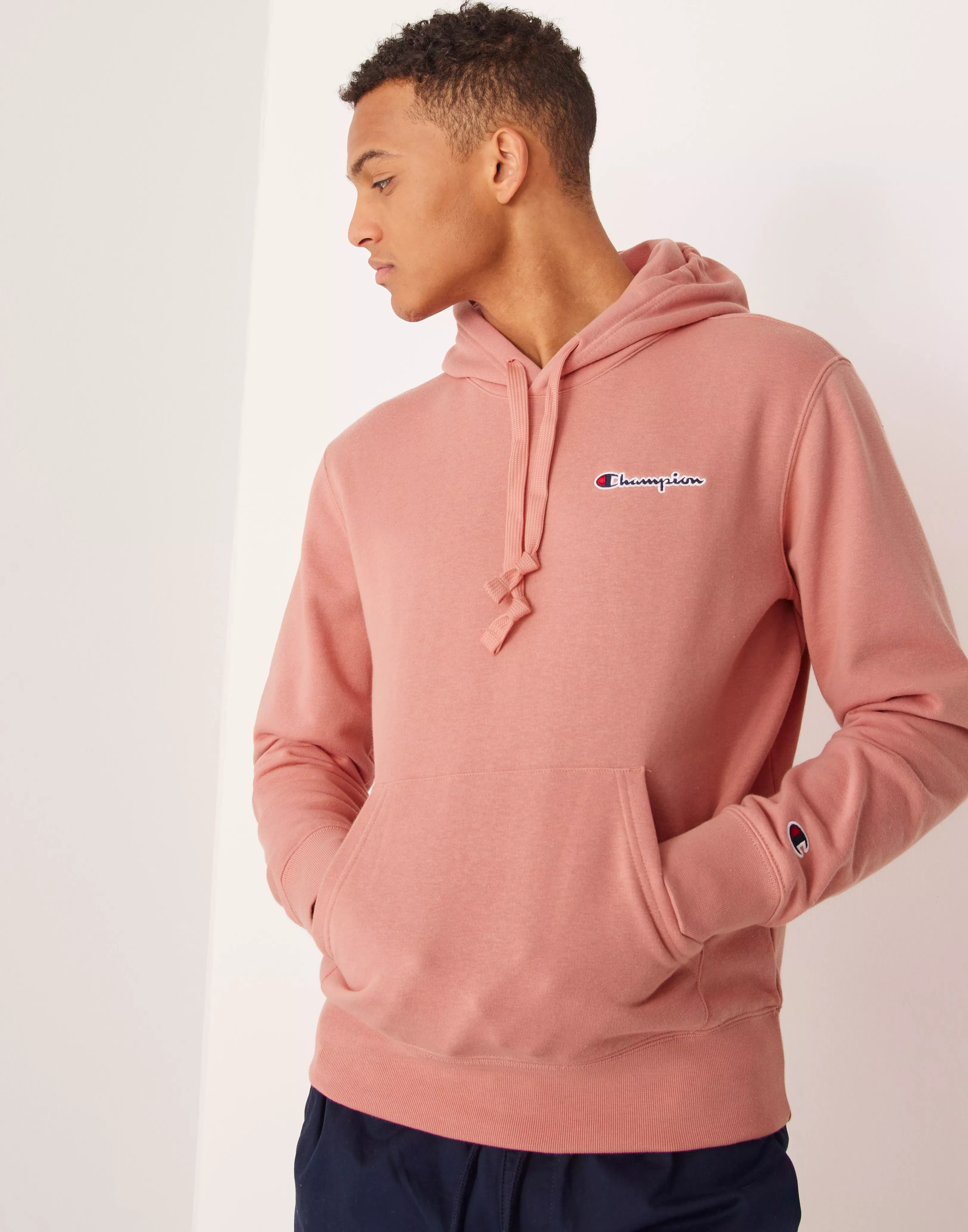 Champion hoodie light shop pink