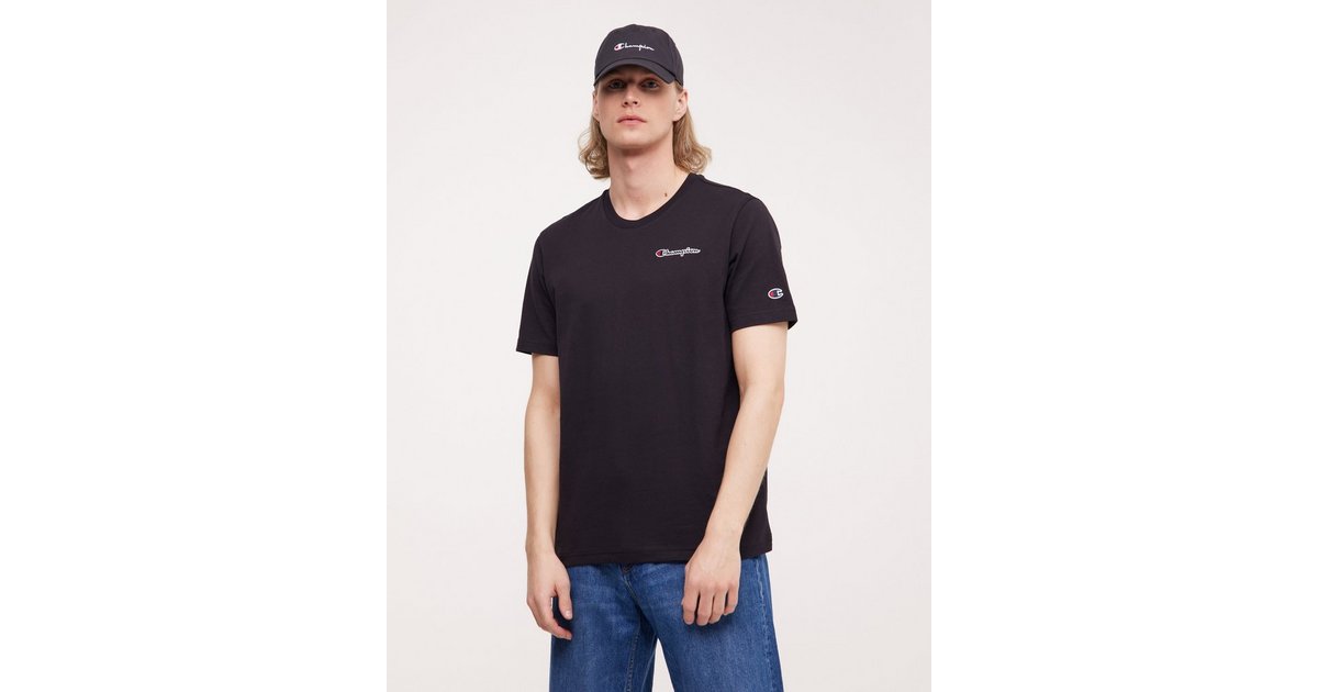 Champion black t deals shirt