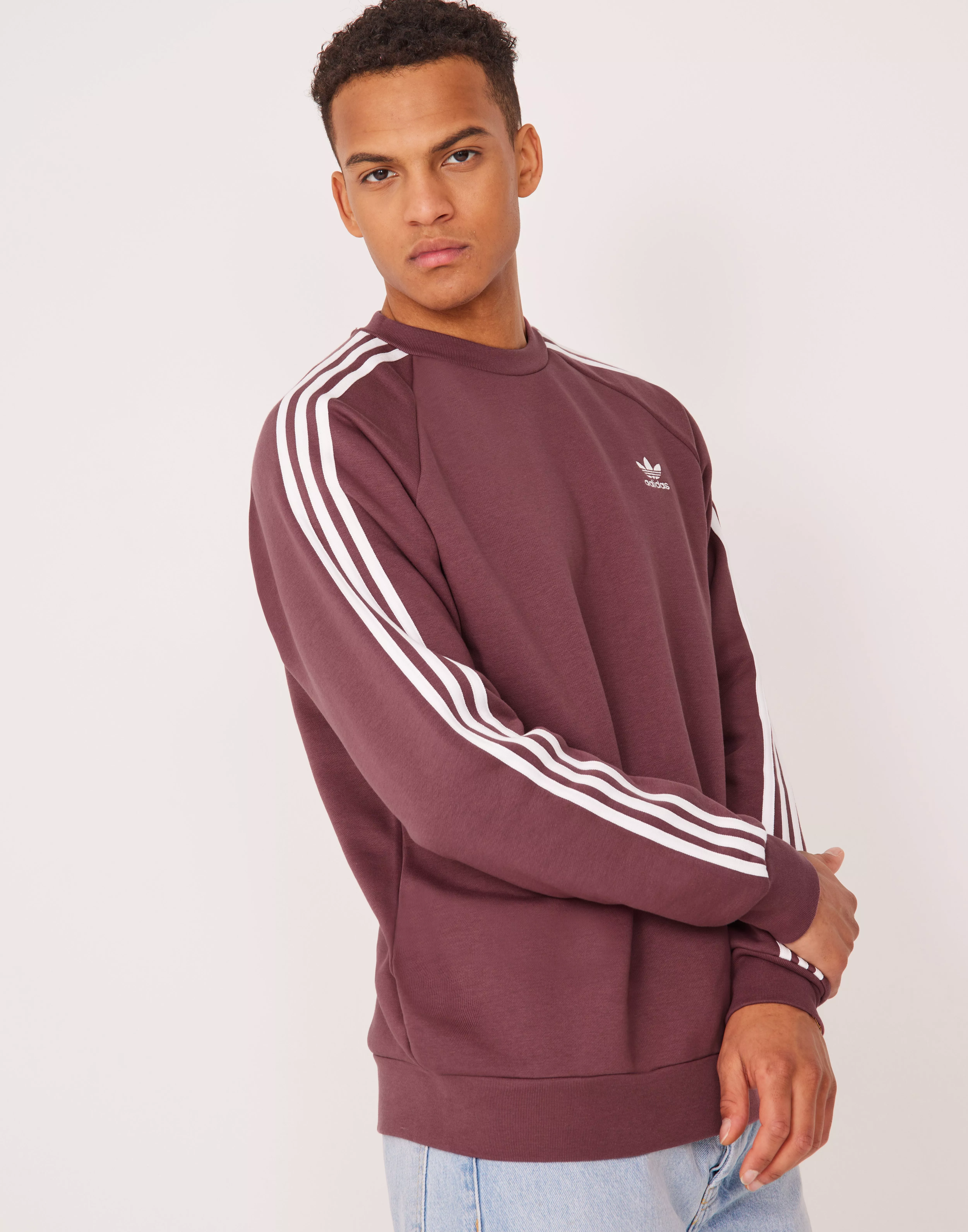 3 stripes crewneck online