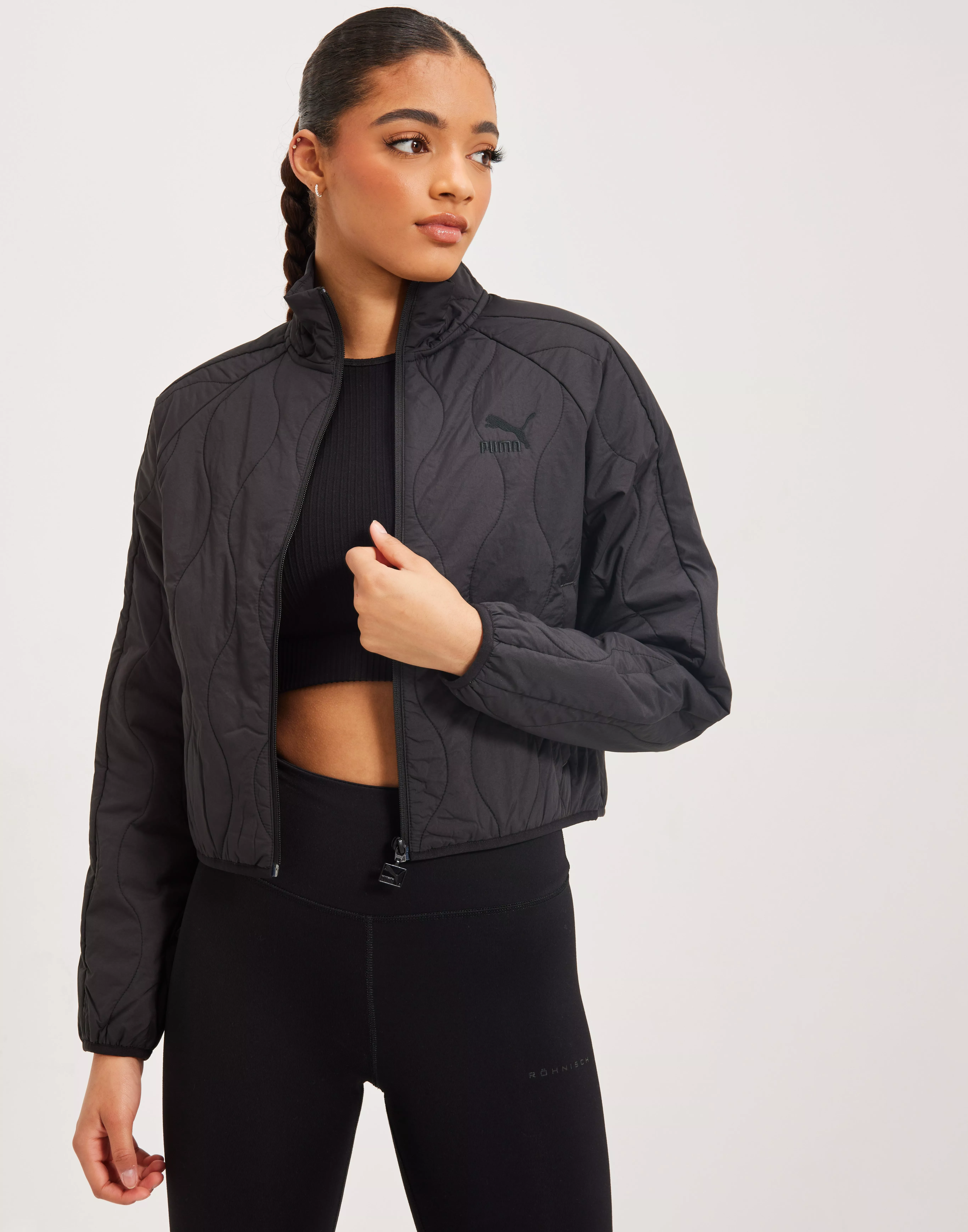 Puma T7 QUILTING JACKET - Black Nelly.com