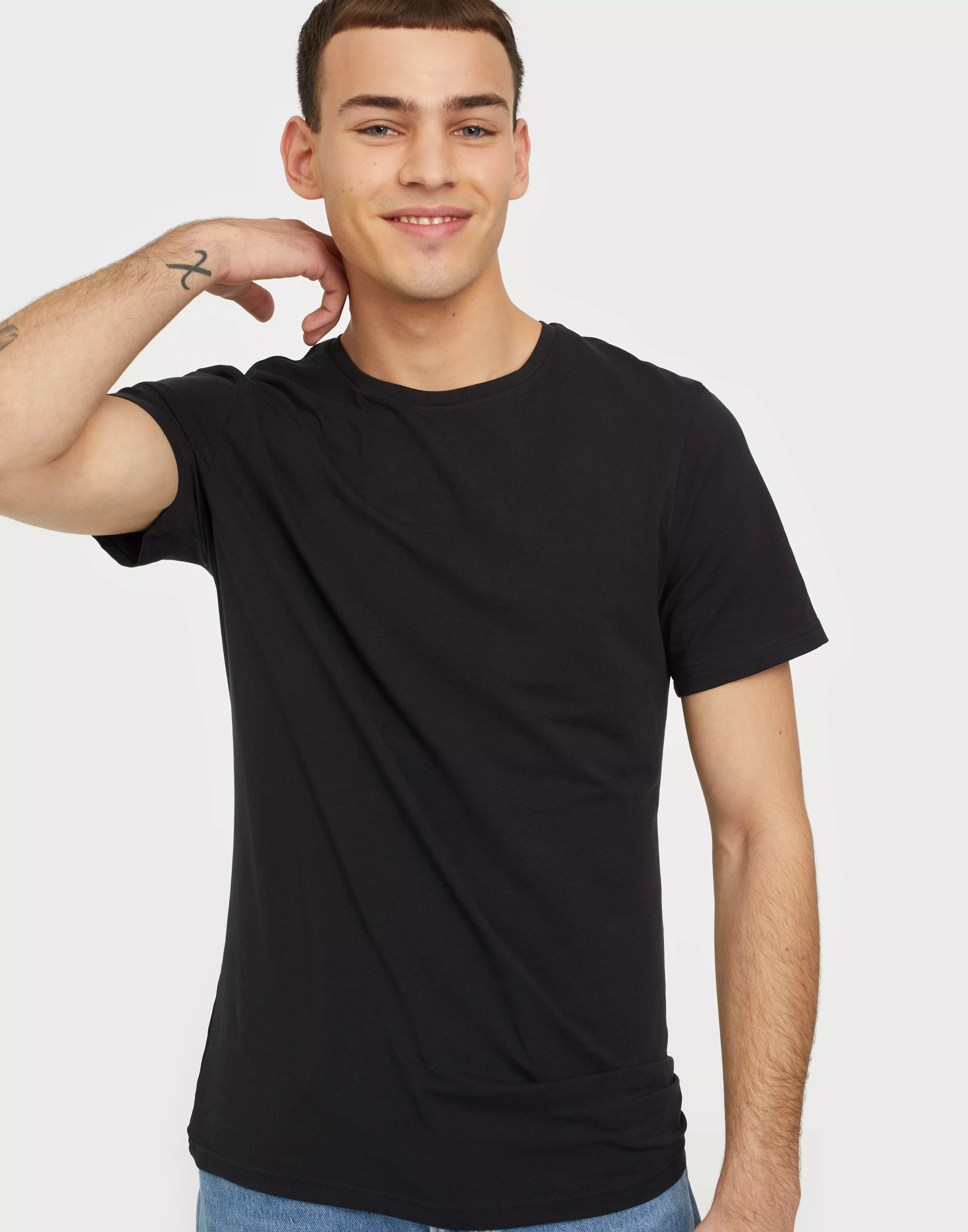 Buy Bread & Boxers Crew Neck T-shirt - Black