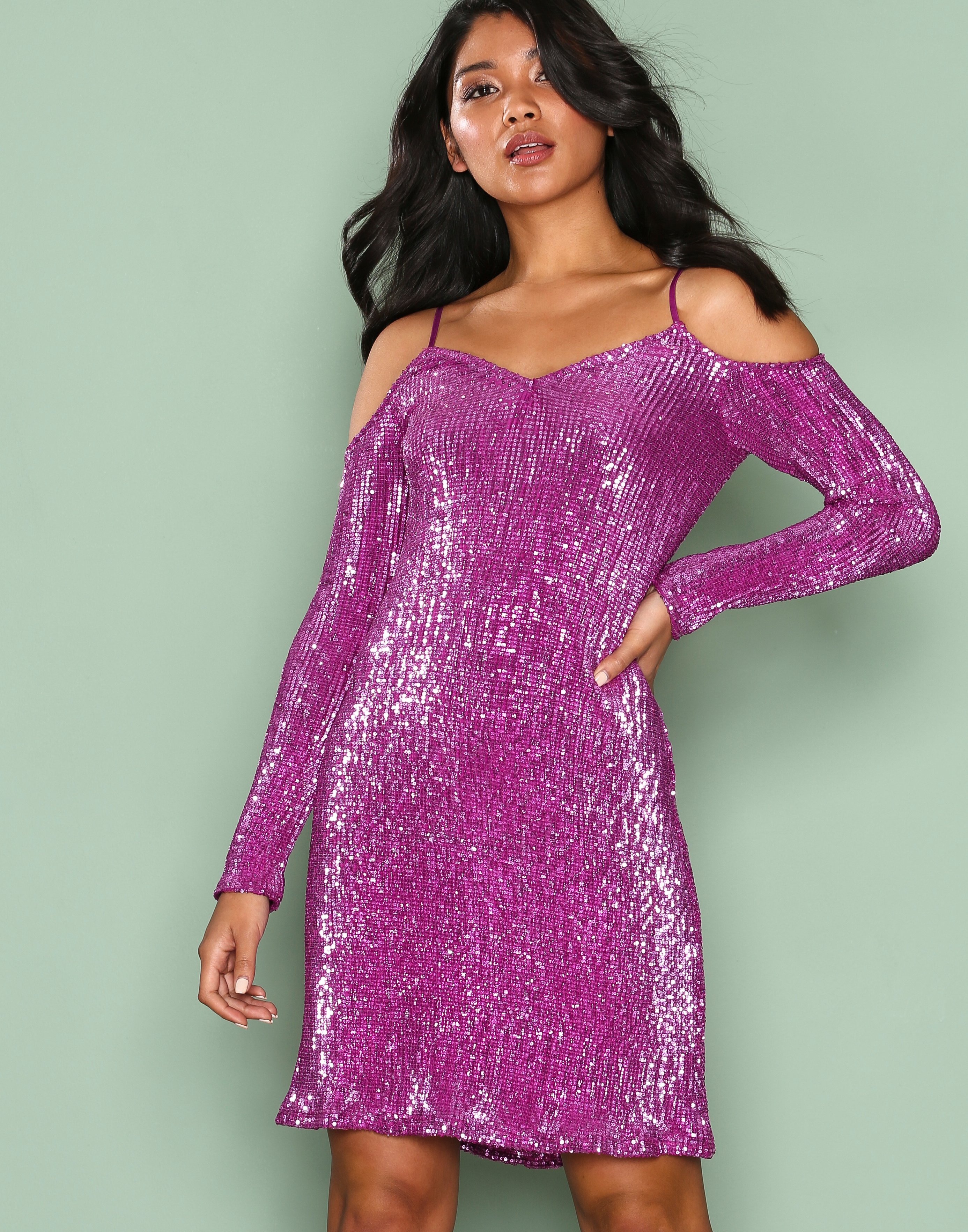 Sparkle V Shape Dress