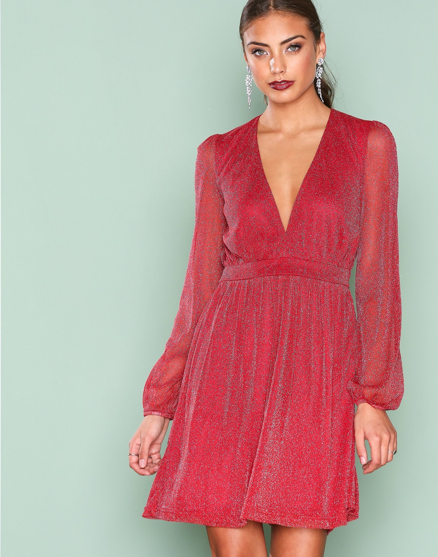 Shimmery Mesh Dress