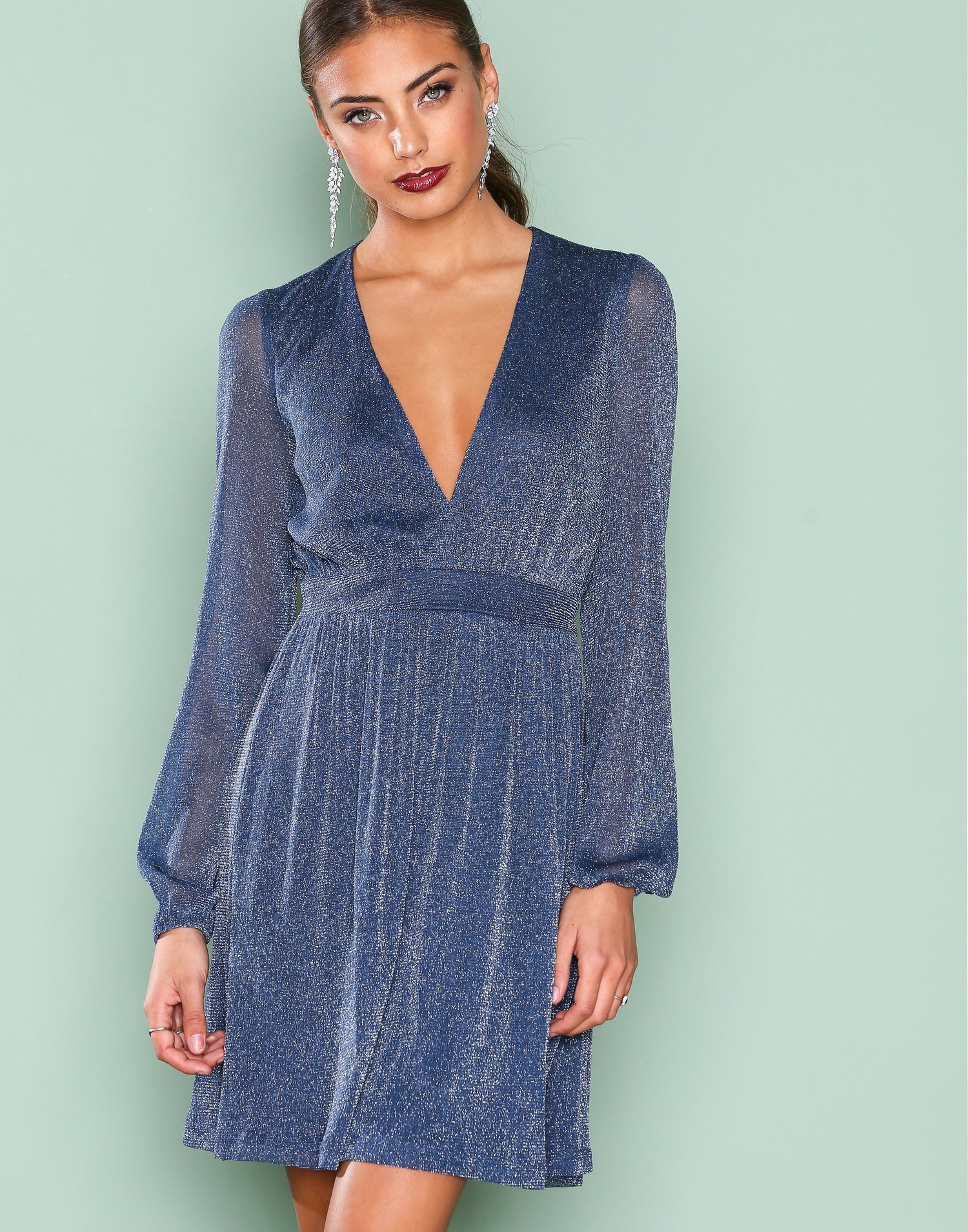Shimmery Mesh Dress