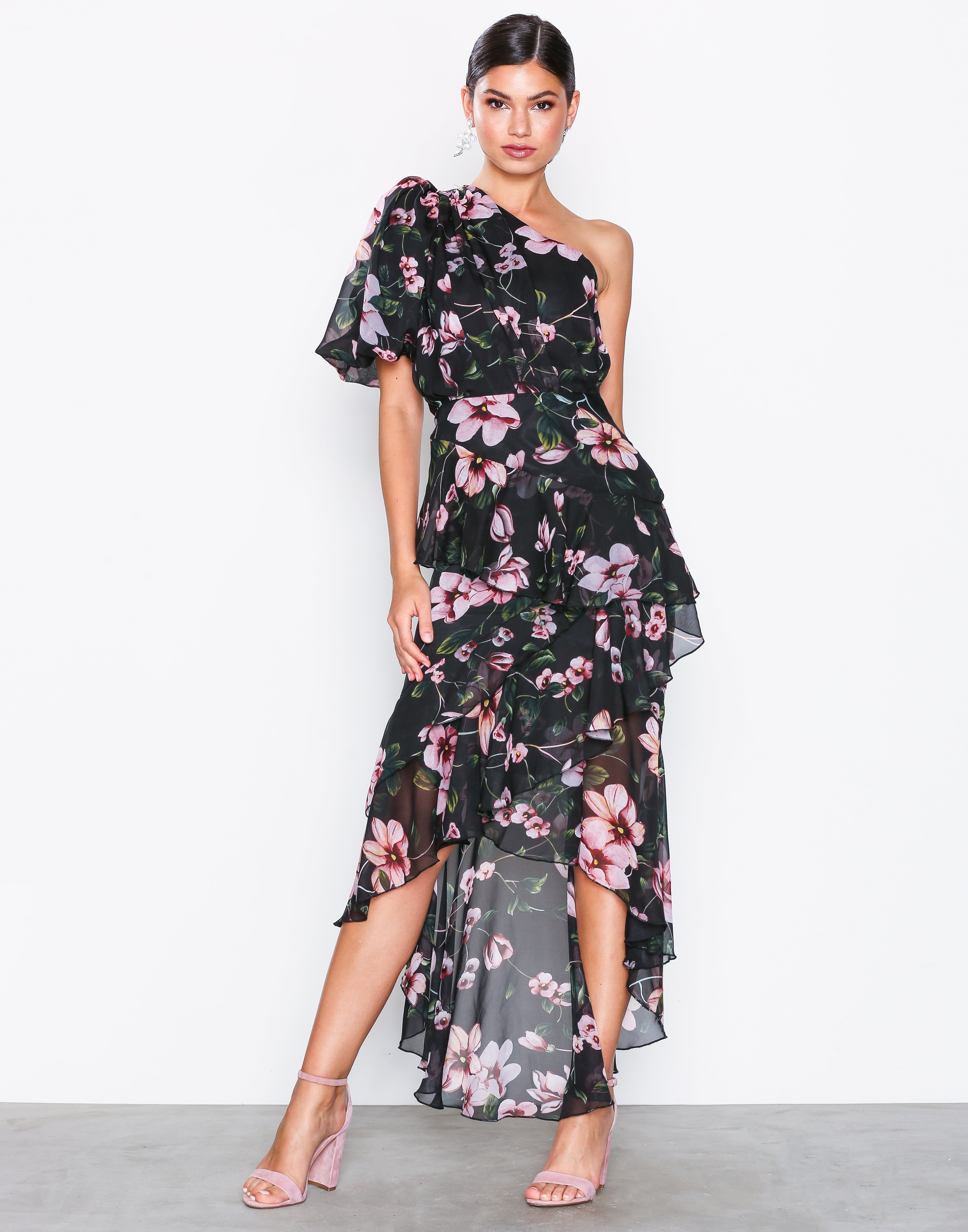 Dropped Frill Dress