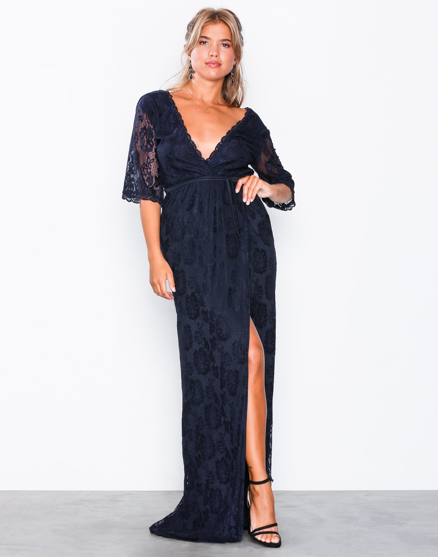 Forever Lace Wrap Gown