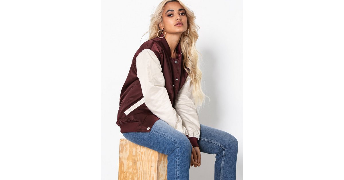 calvin klein varsity bomber jacket