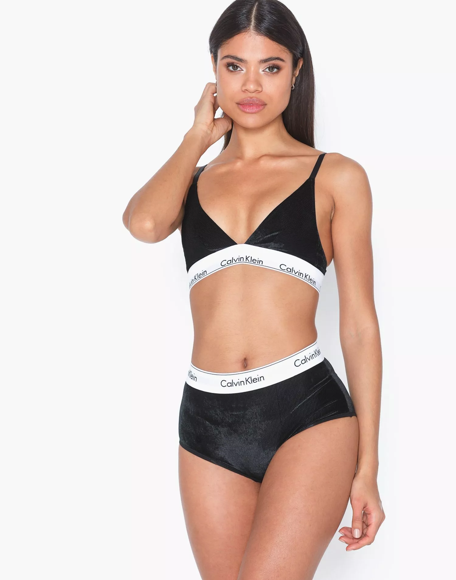 Calvin klein velvet outlet lingerie