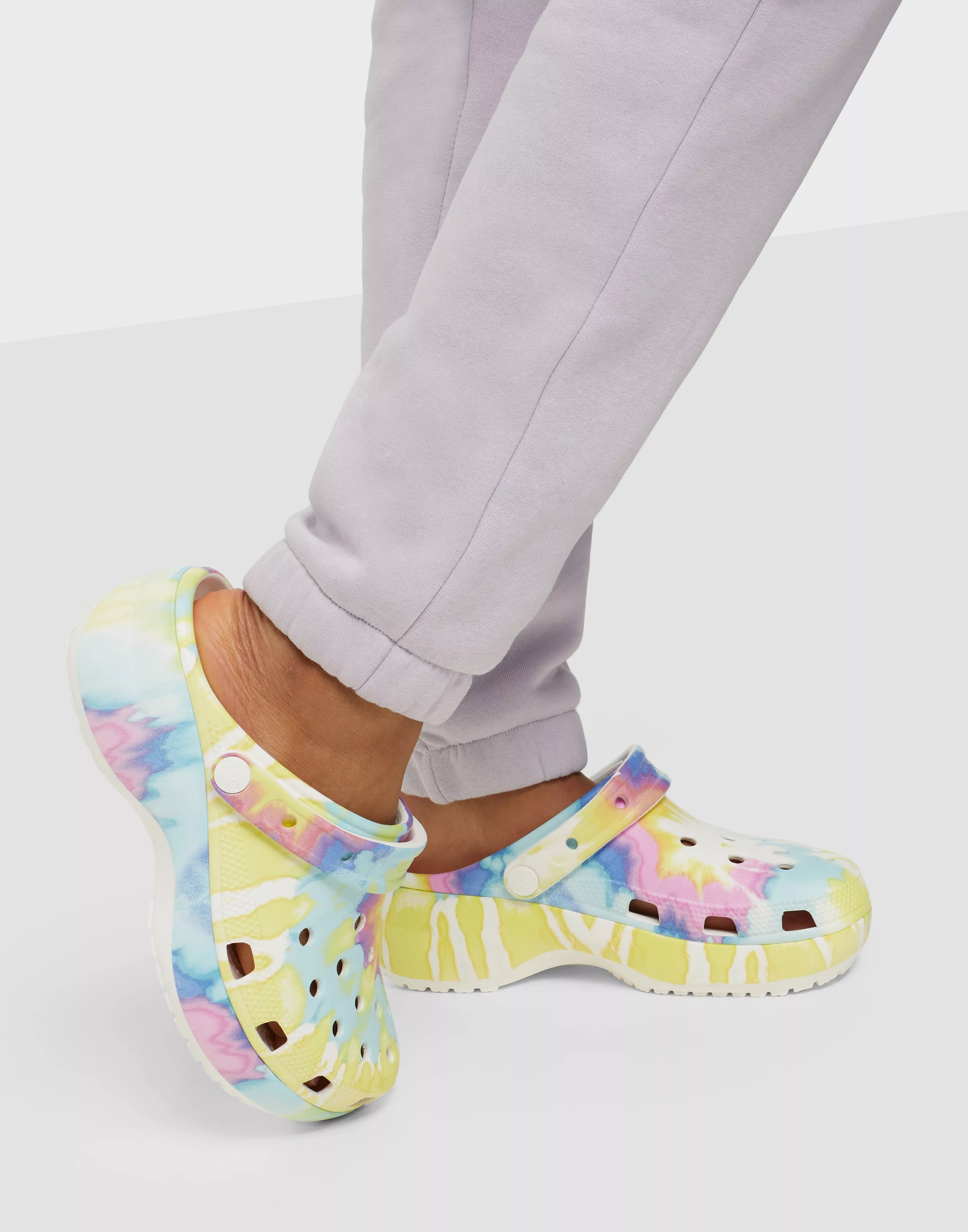 Tie dye platform crocs new arrivals