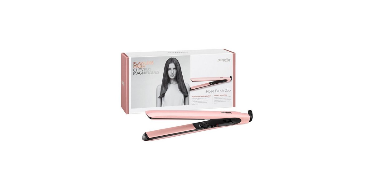 Babyliss blush straightener clearance pink