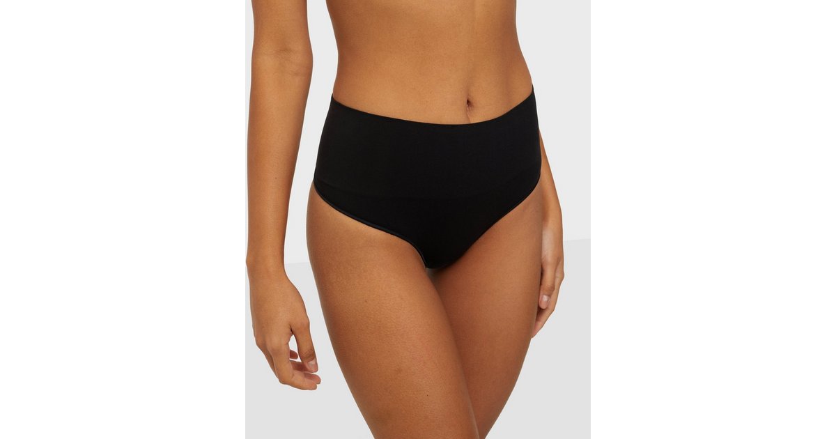 Buy Spanx Everyday Shaping Panties Thong - Very Black