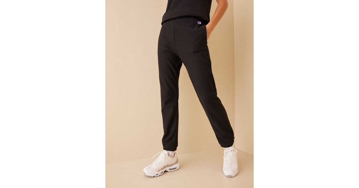 champion elastic cuff pants black