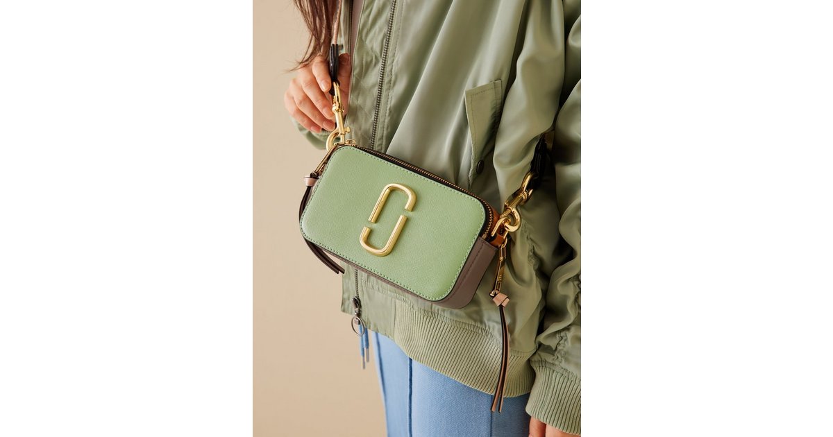 Marc Jacobs The Snap Shot Bag Small - Aspen Green Multi