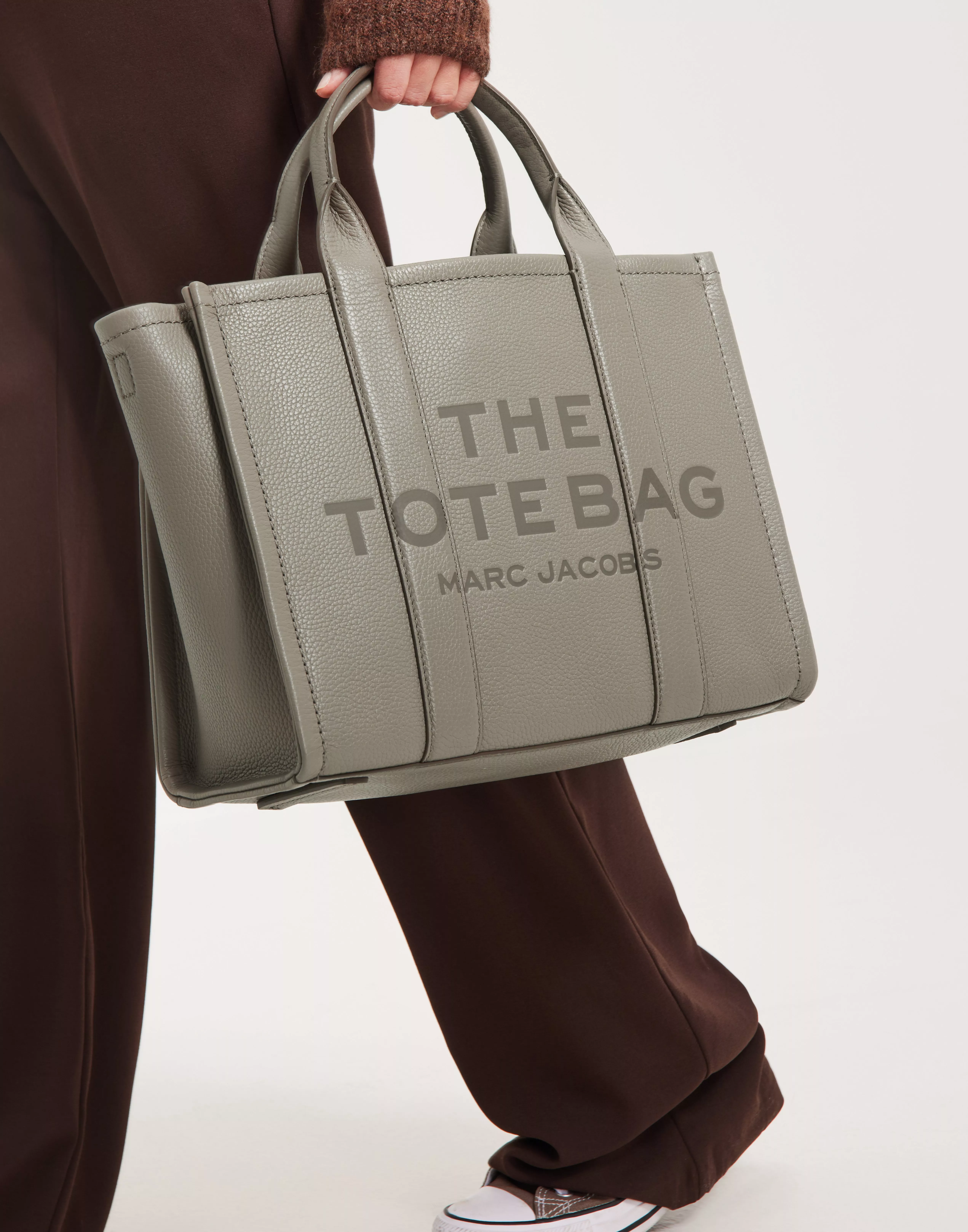 Marc jacobs tote discount bag leather cement