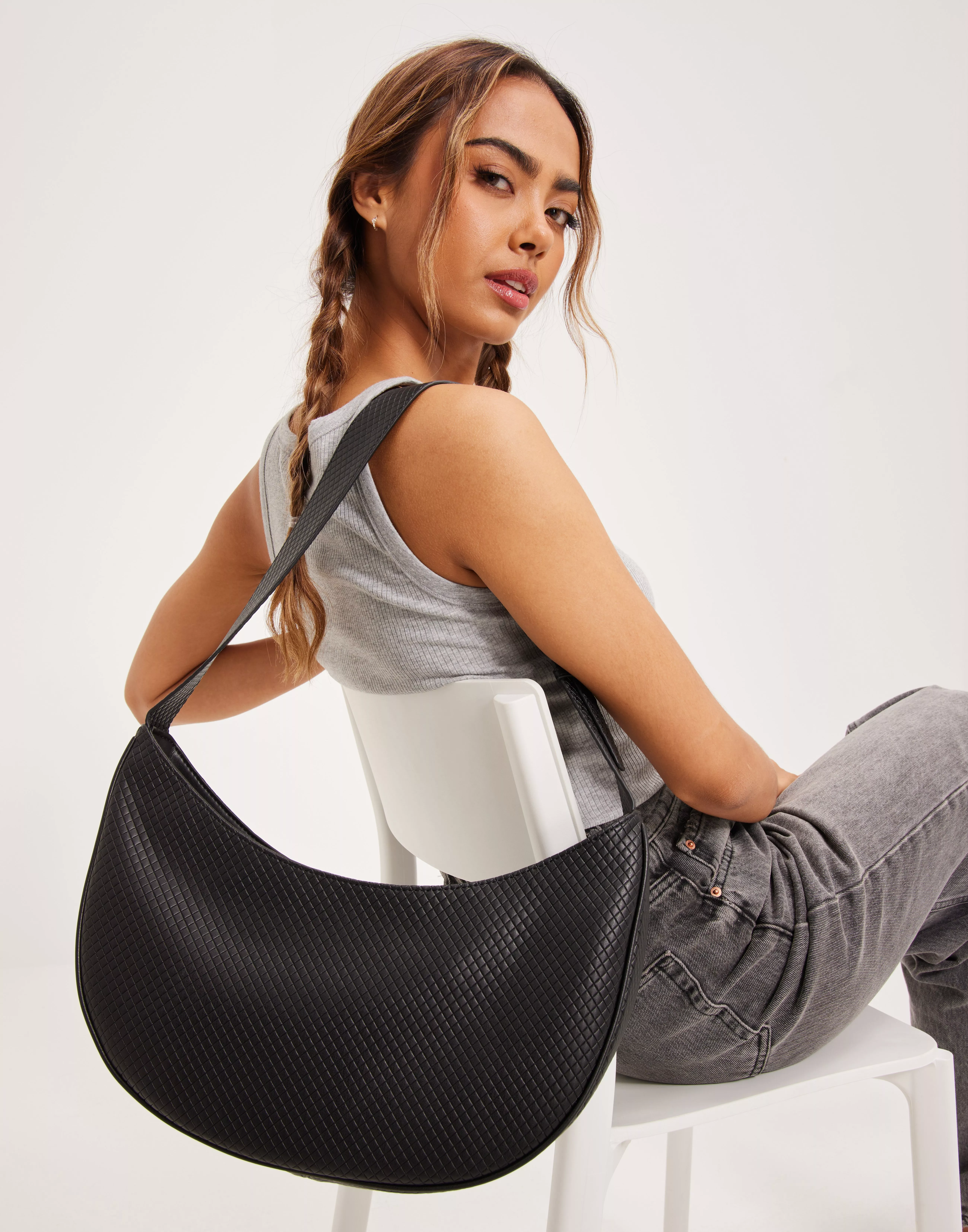 HVISK Ruched Loop Hobo Bag  Urban Outfitters Japan - Clothing