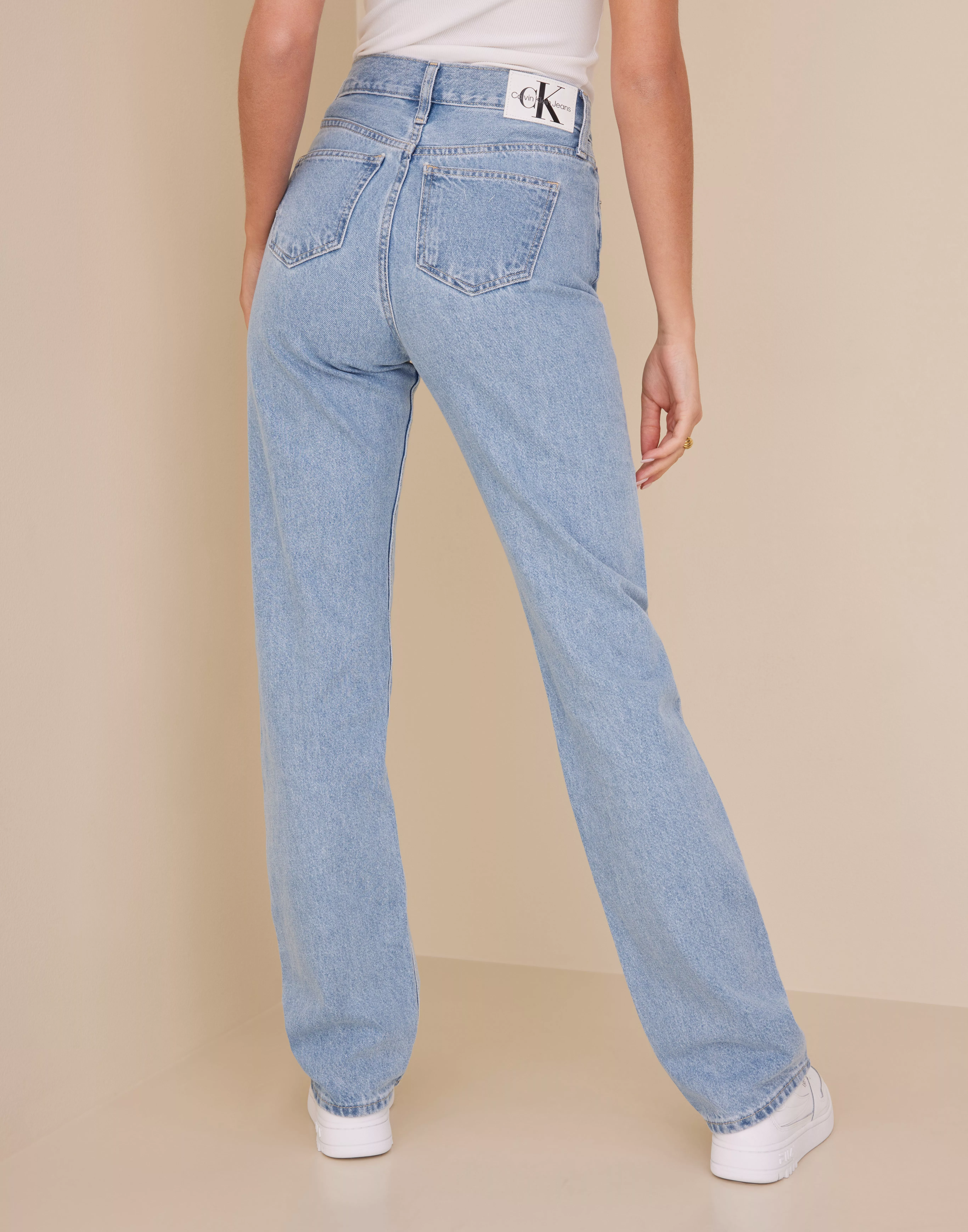 Calvin klein high hot sale rise jeans