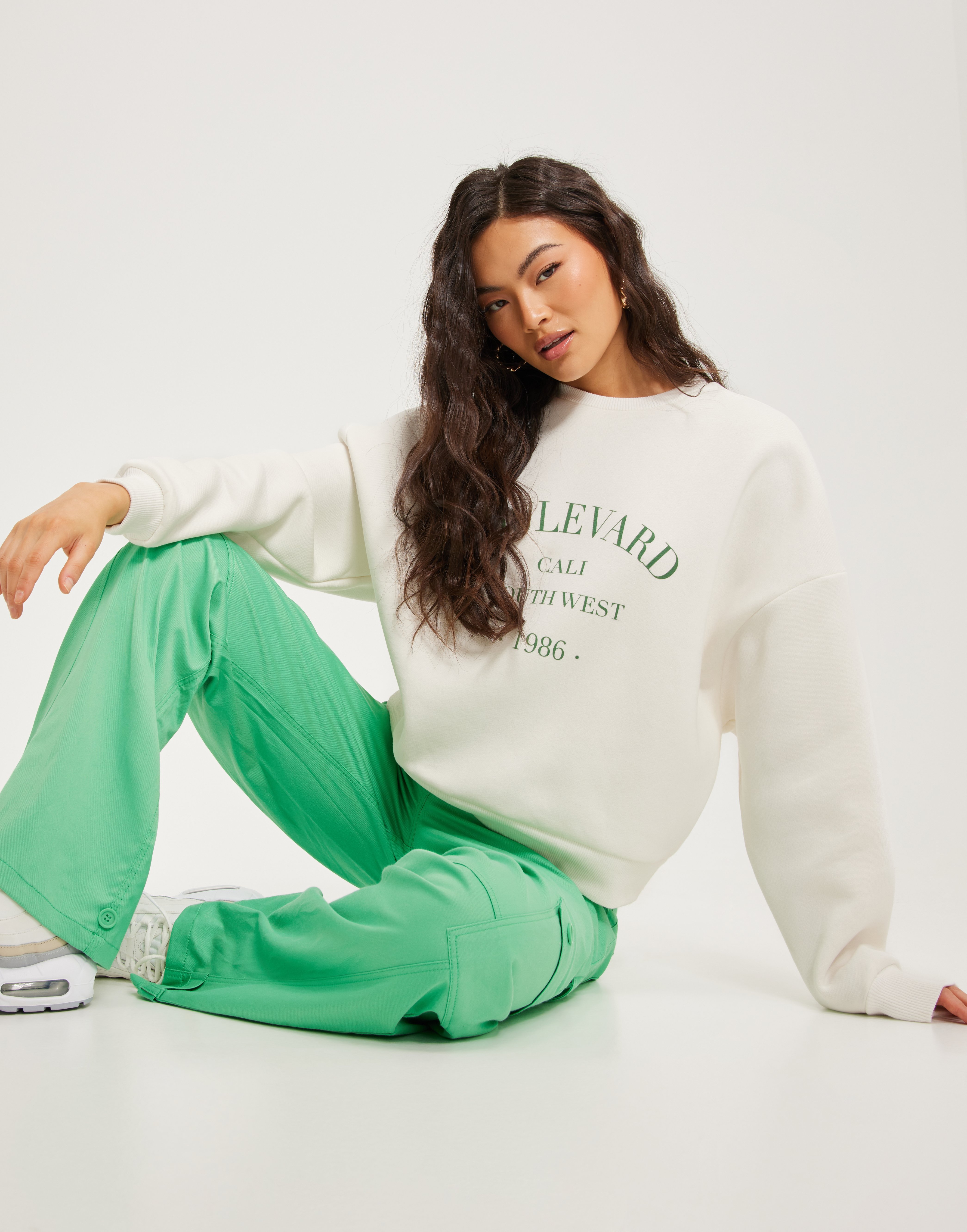 printed chunky sweat