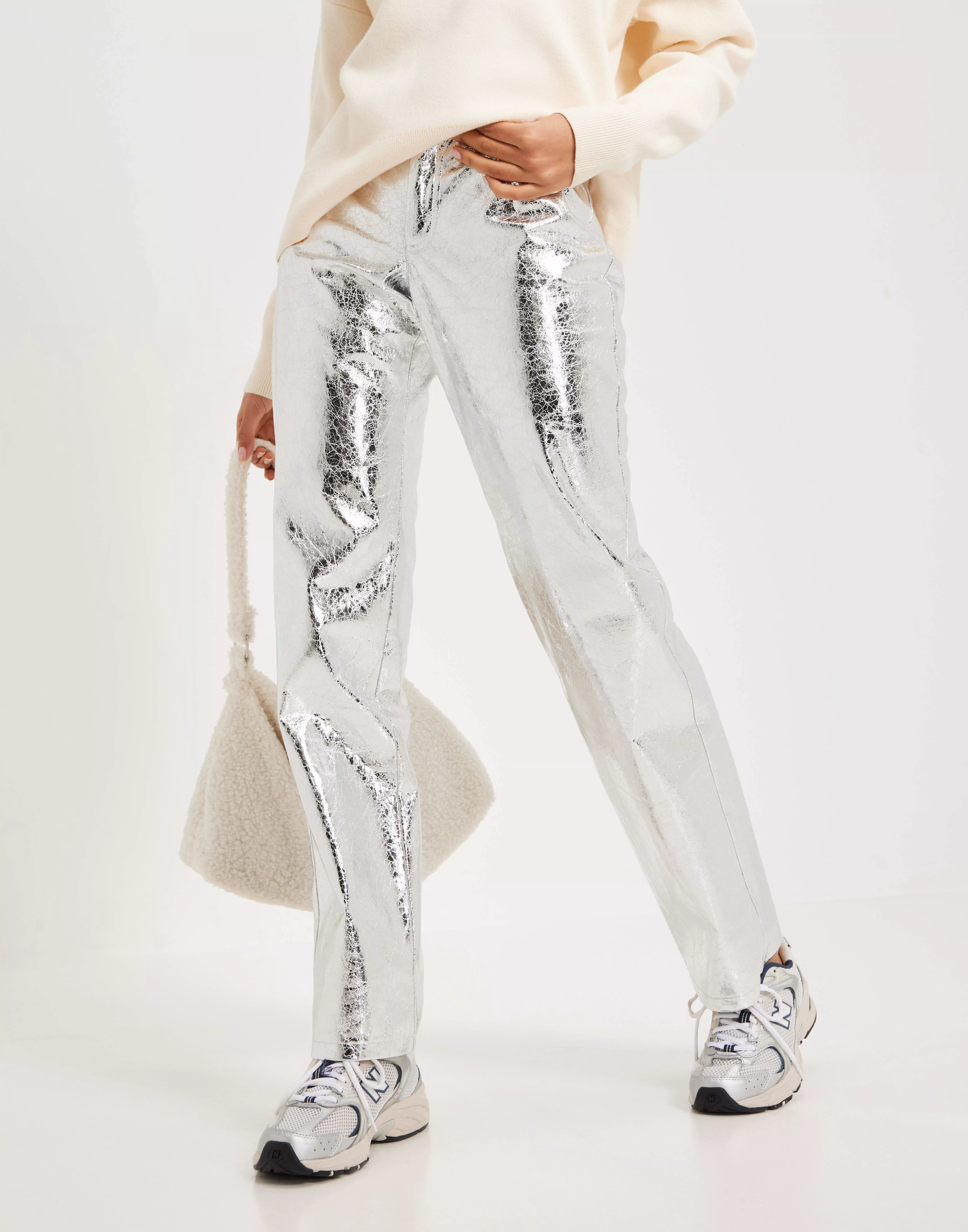 Silver pants deals