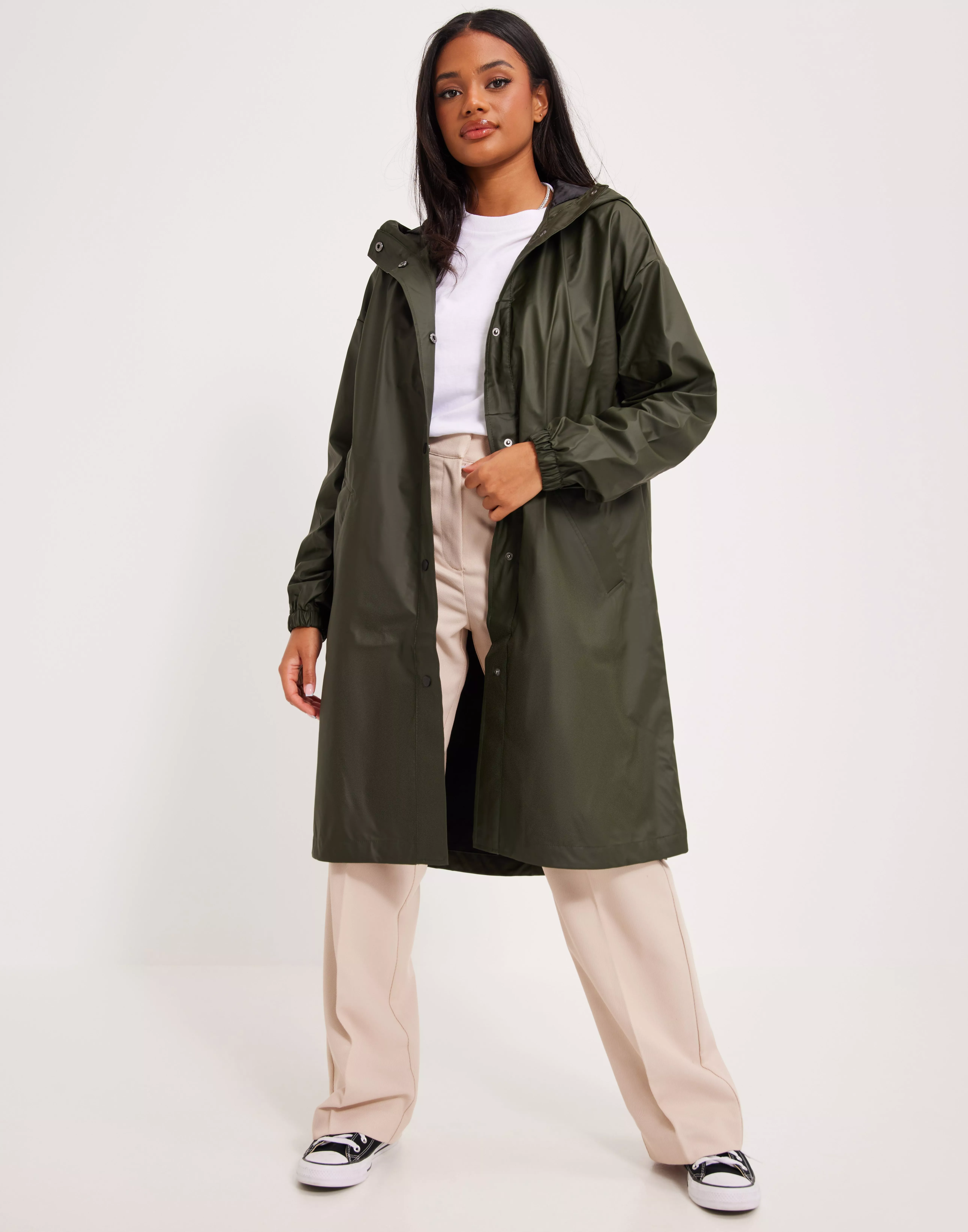 Buy Only ONLMARIE LONG RAINCOAT CC OTW - Rosin | Nelly.com