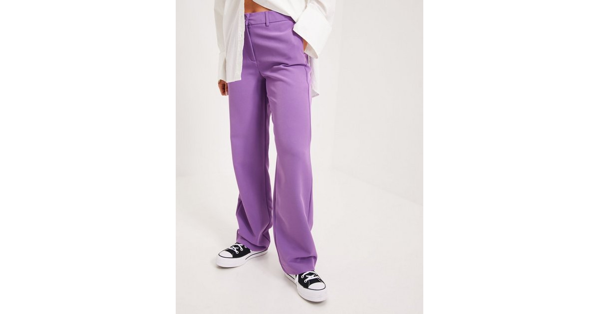 Buy Only ONLLANA-BERRY MID STRAIGHT PANT TLR - Dewberry 