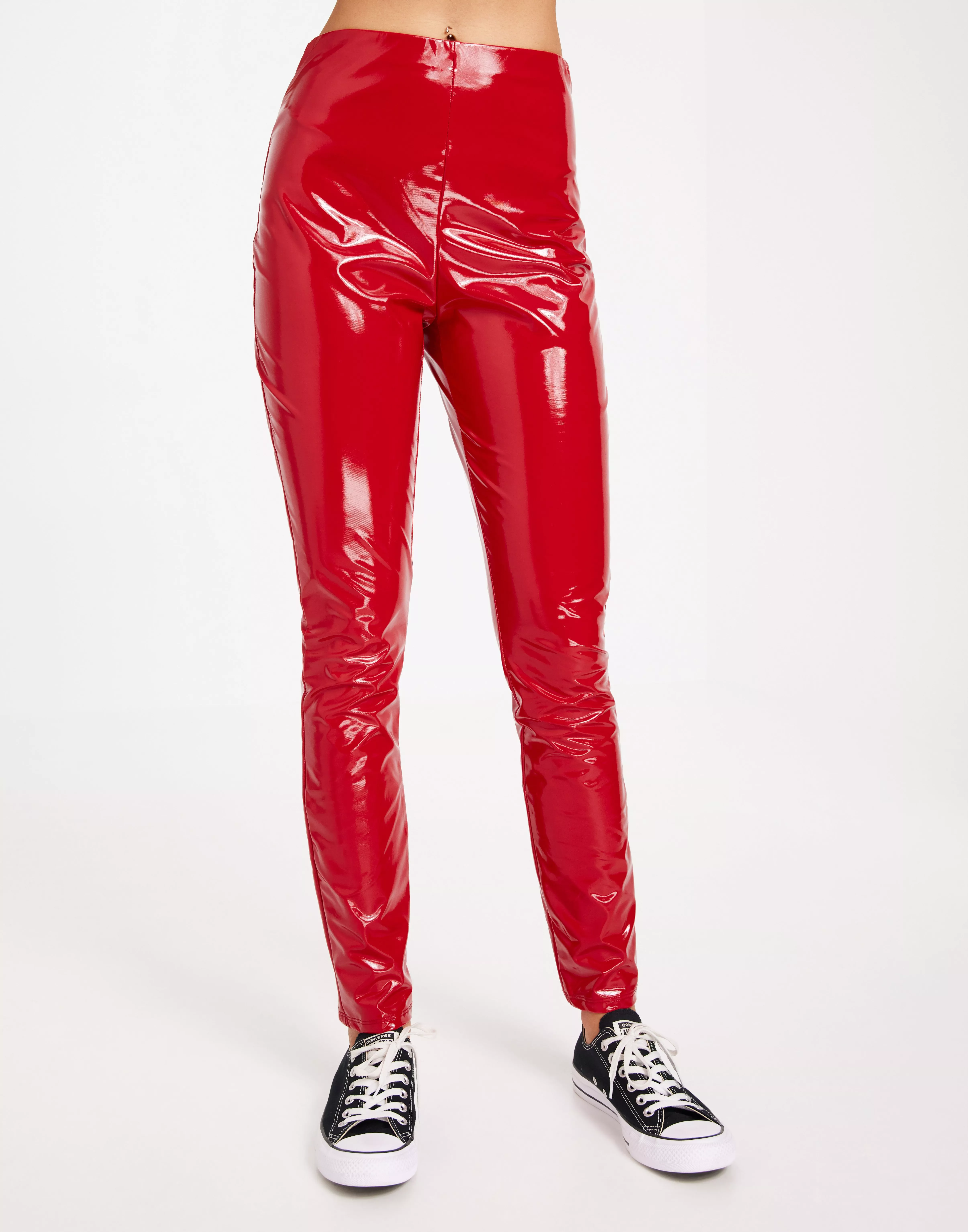 Vinyl hot sale womens pants