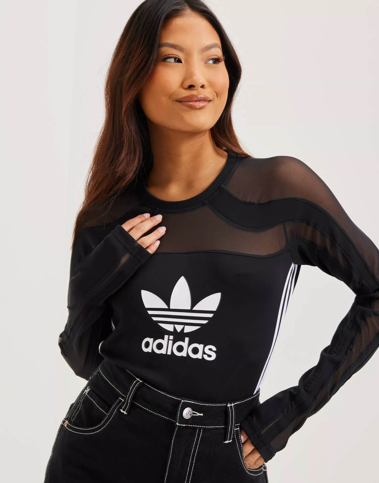 Adidas mesh store top womens