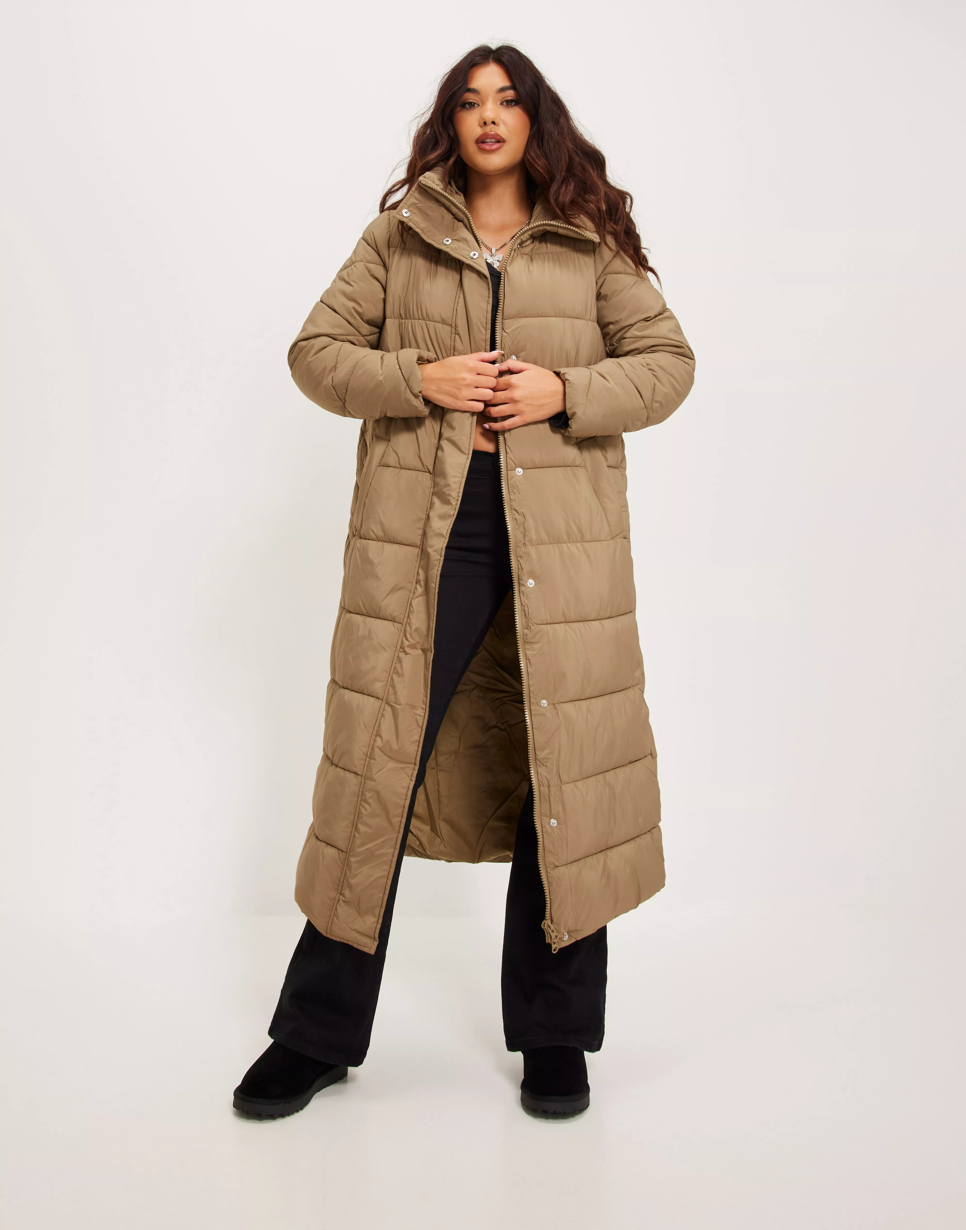 Buy Y.A.S YASLIRA LONG PADDED COAT - Elmwood | Nelly.com