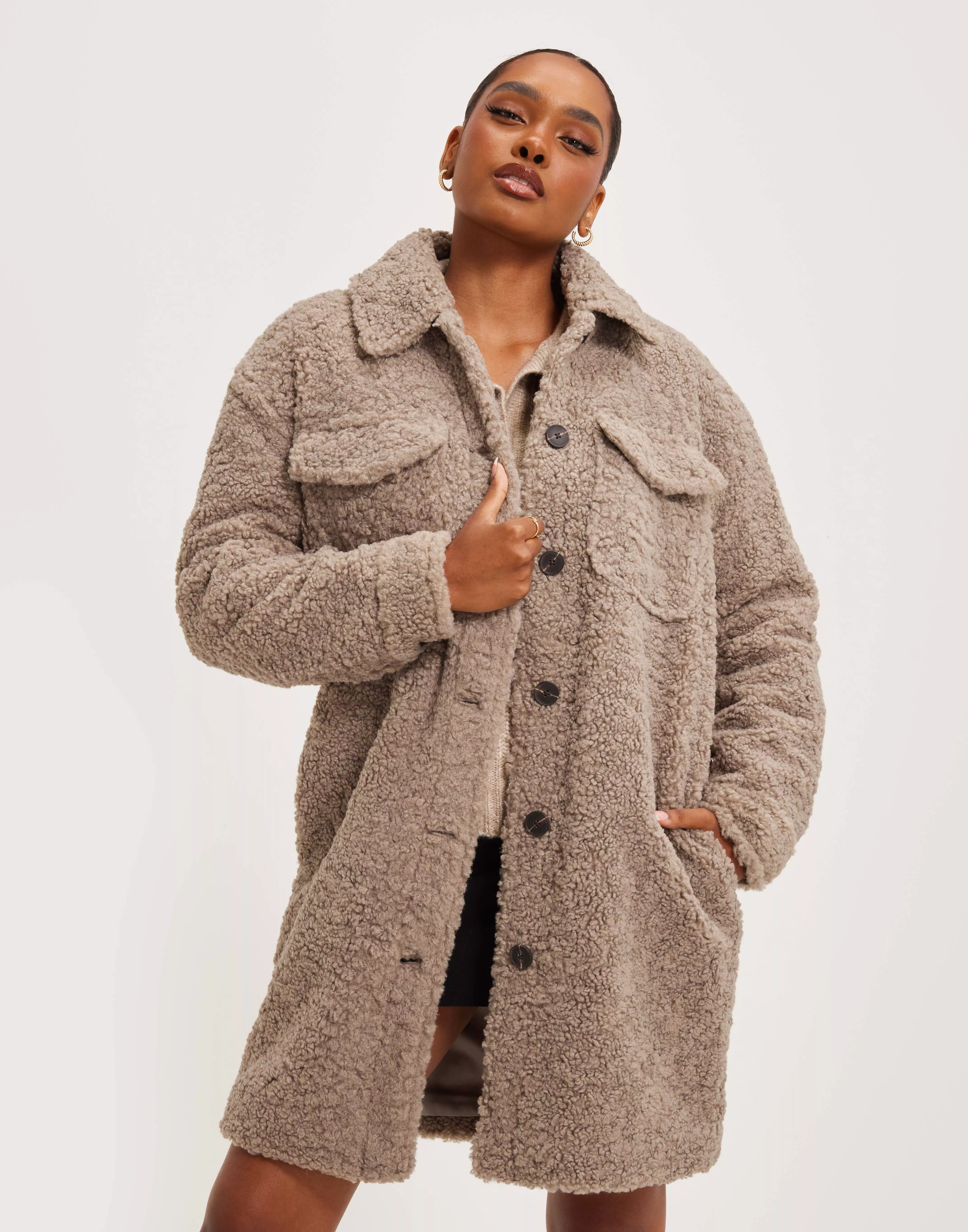 Vero moda hot sale teddy coat