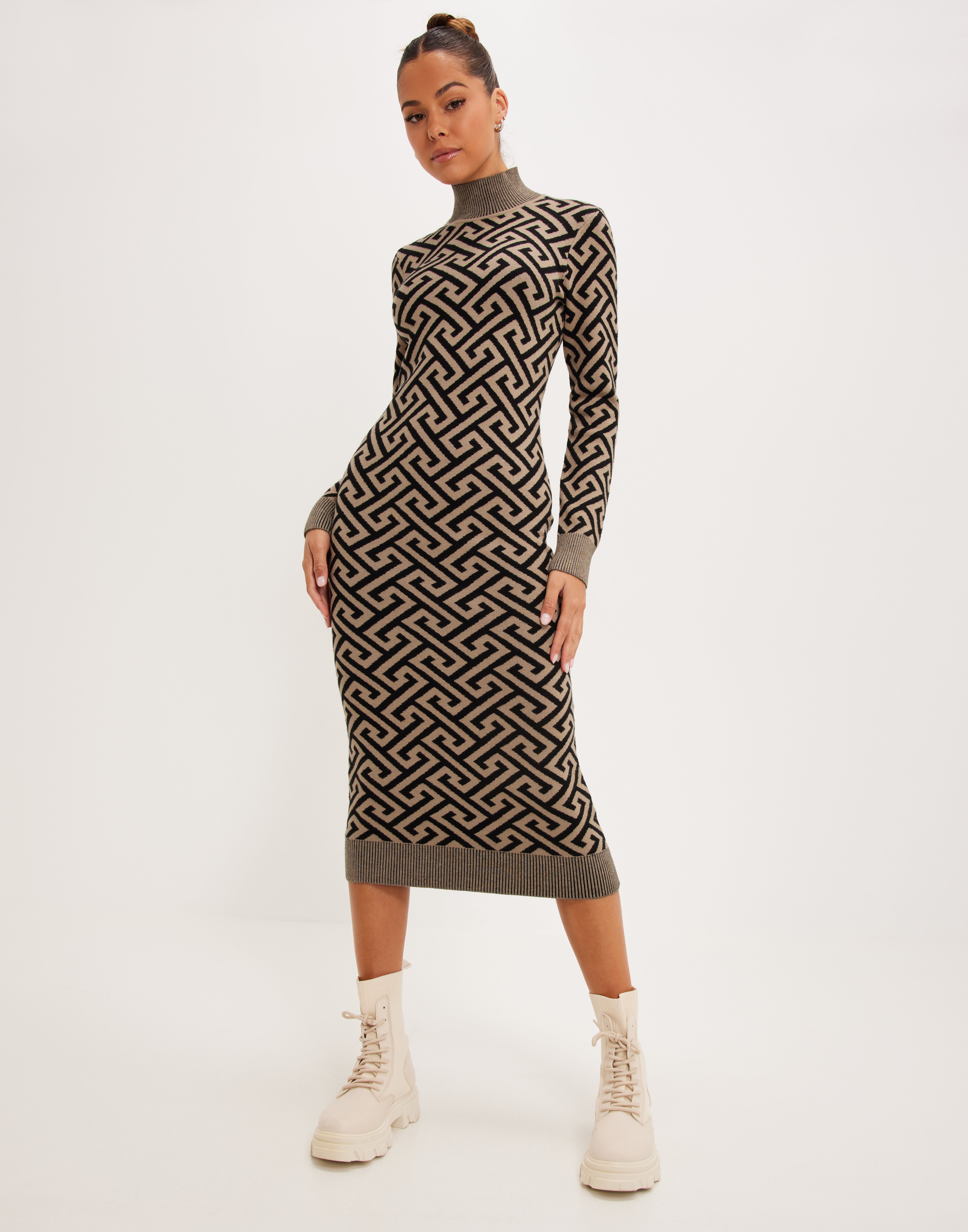 calf dress vero moda