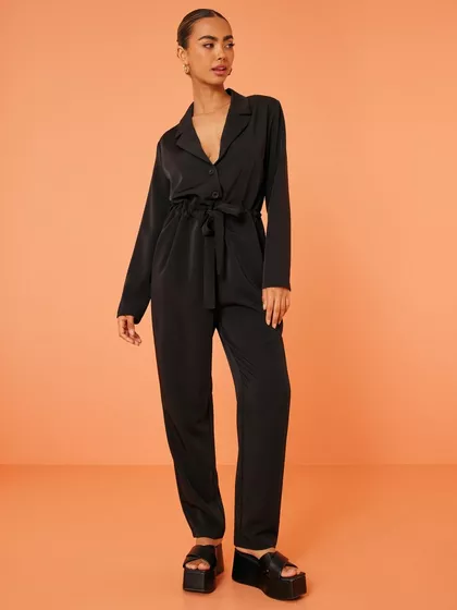 SLFMANA LS JUMPSUIT RELAXED B