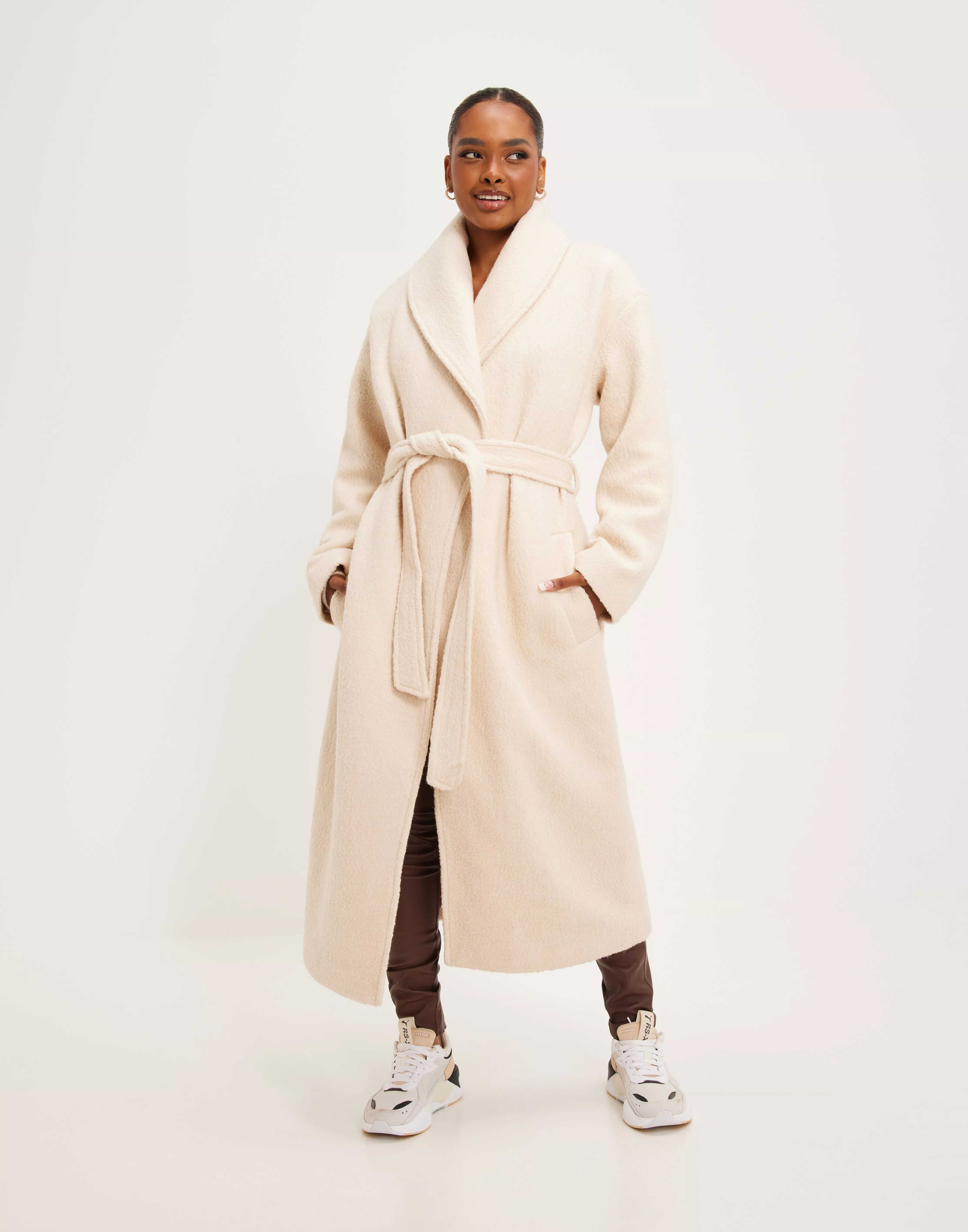 Femme SLFMALENA COAT B - Birch Nelly.com