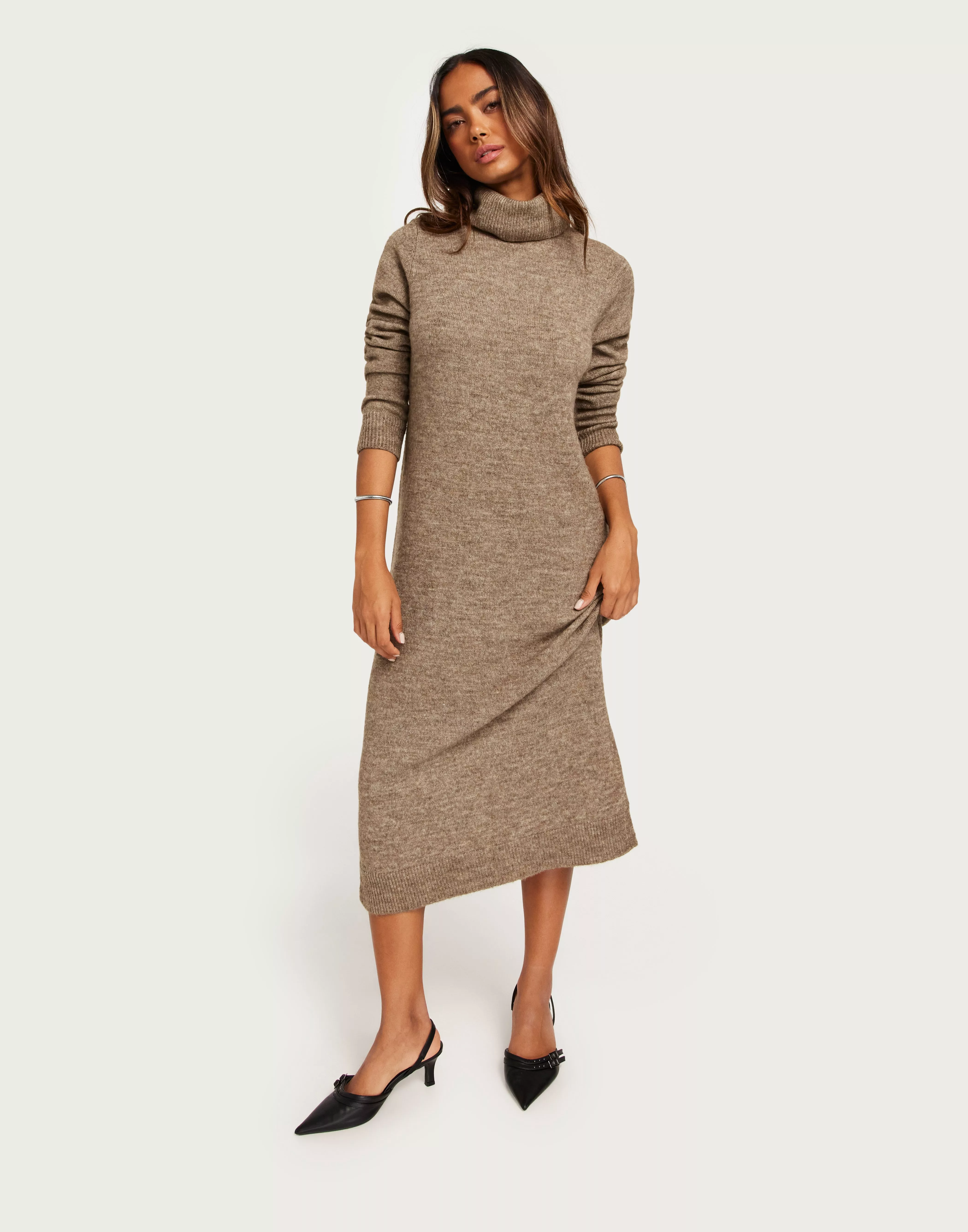 Buy Pieces PCJULIANA LS ROLLNECK KNIT DRESS NO - Fossil