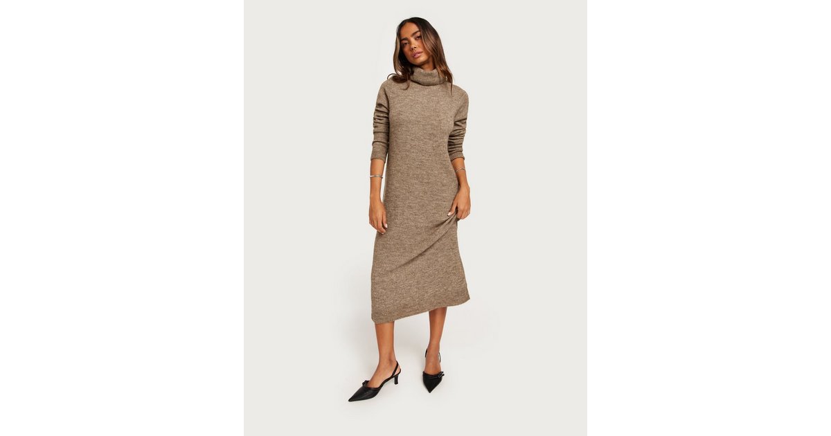 Buy Pieces - LS NO KNIT Fossil PCJULIANA DRESS ROLLNECK