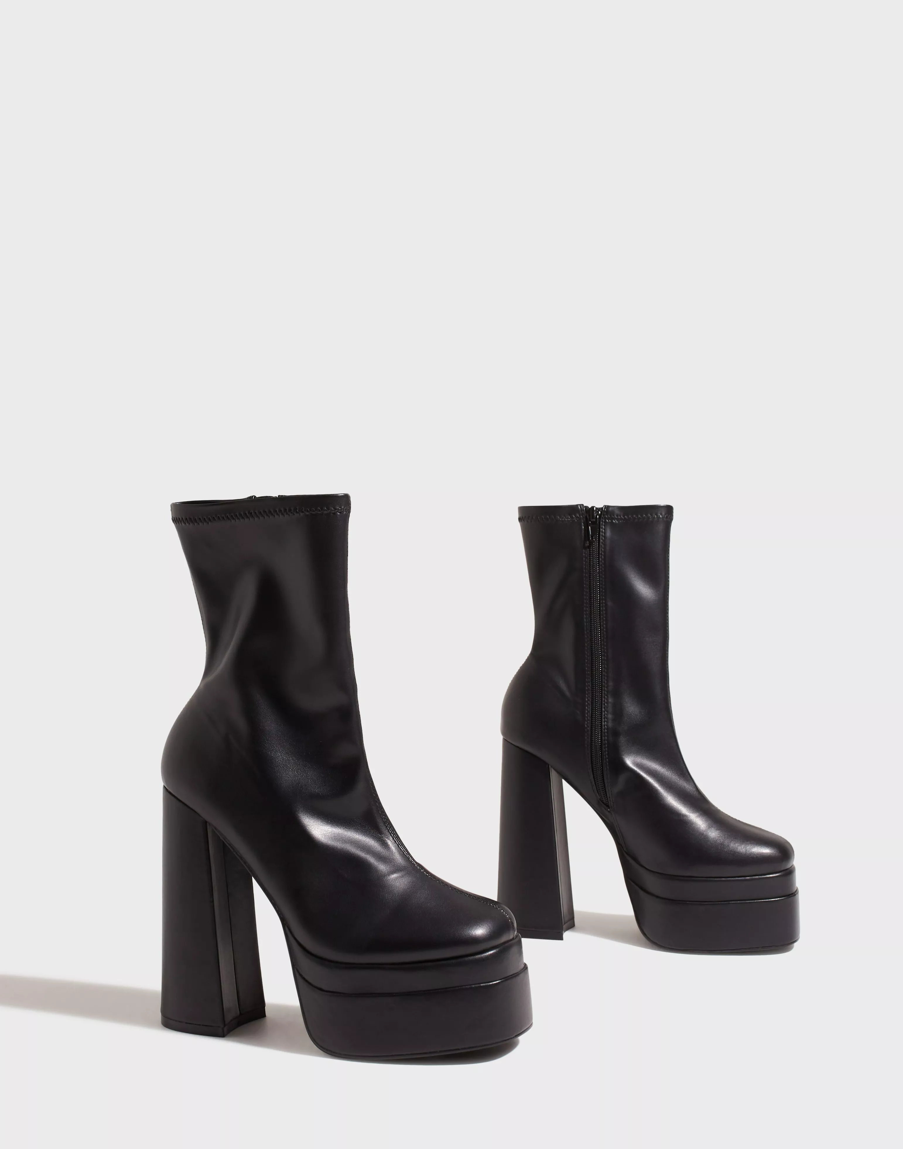 double platform boots