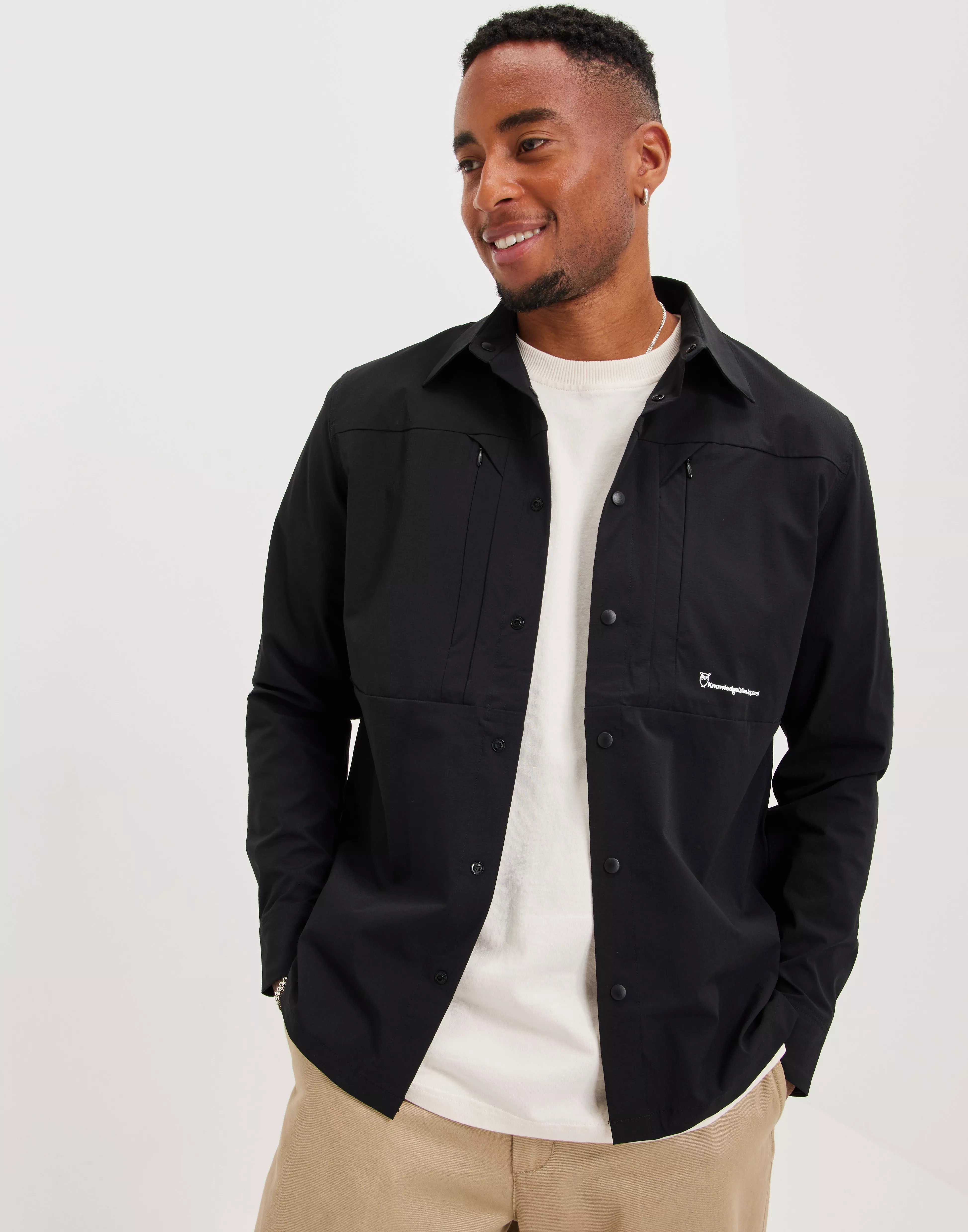 knowledge cotton apparel suede jacket