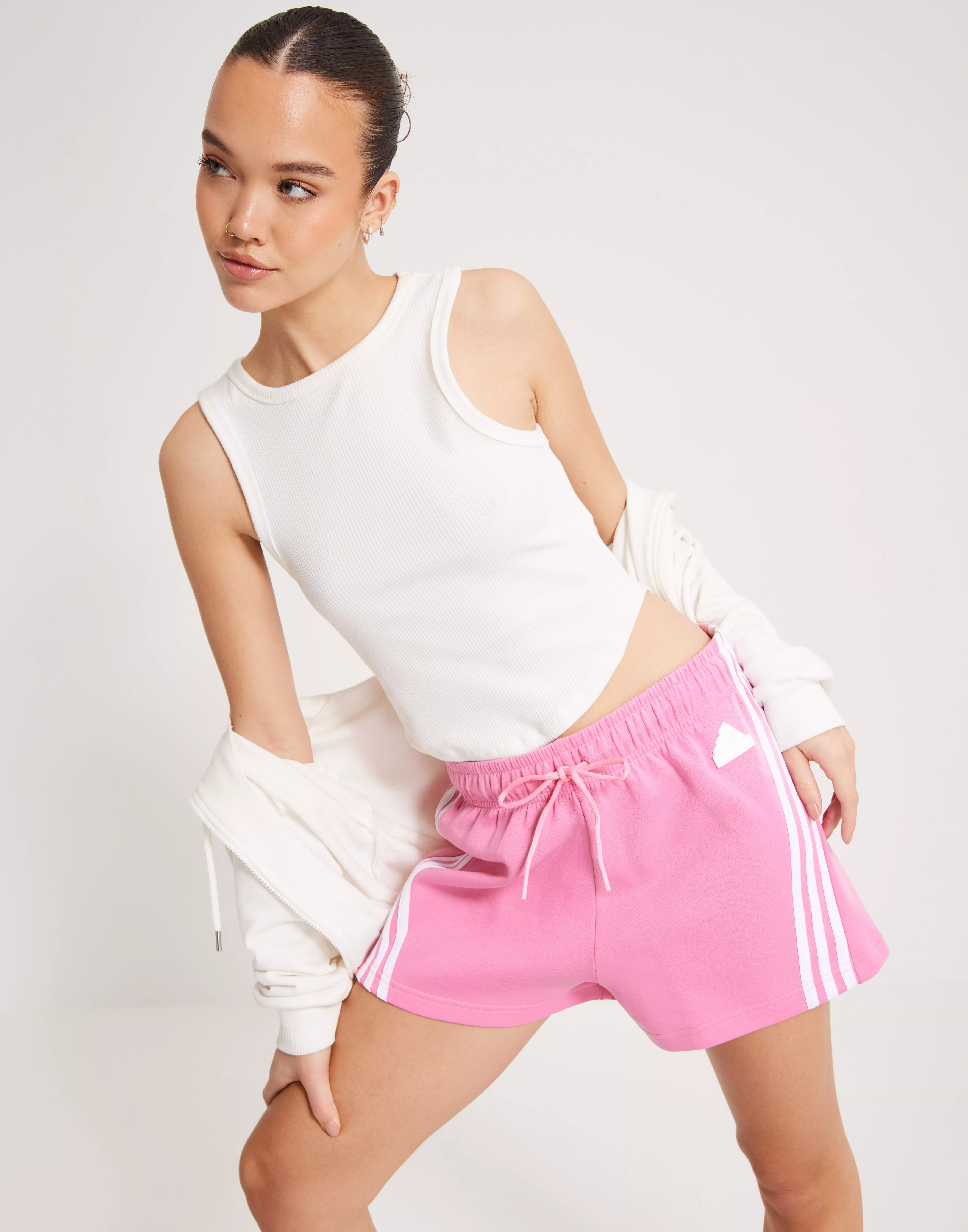 Womens adidas best sale shorts pink