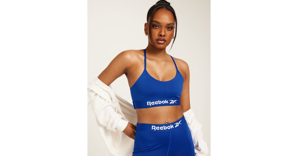 Buy Reebok Performance WOR Commercial Bra - Blue