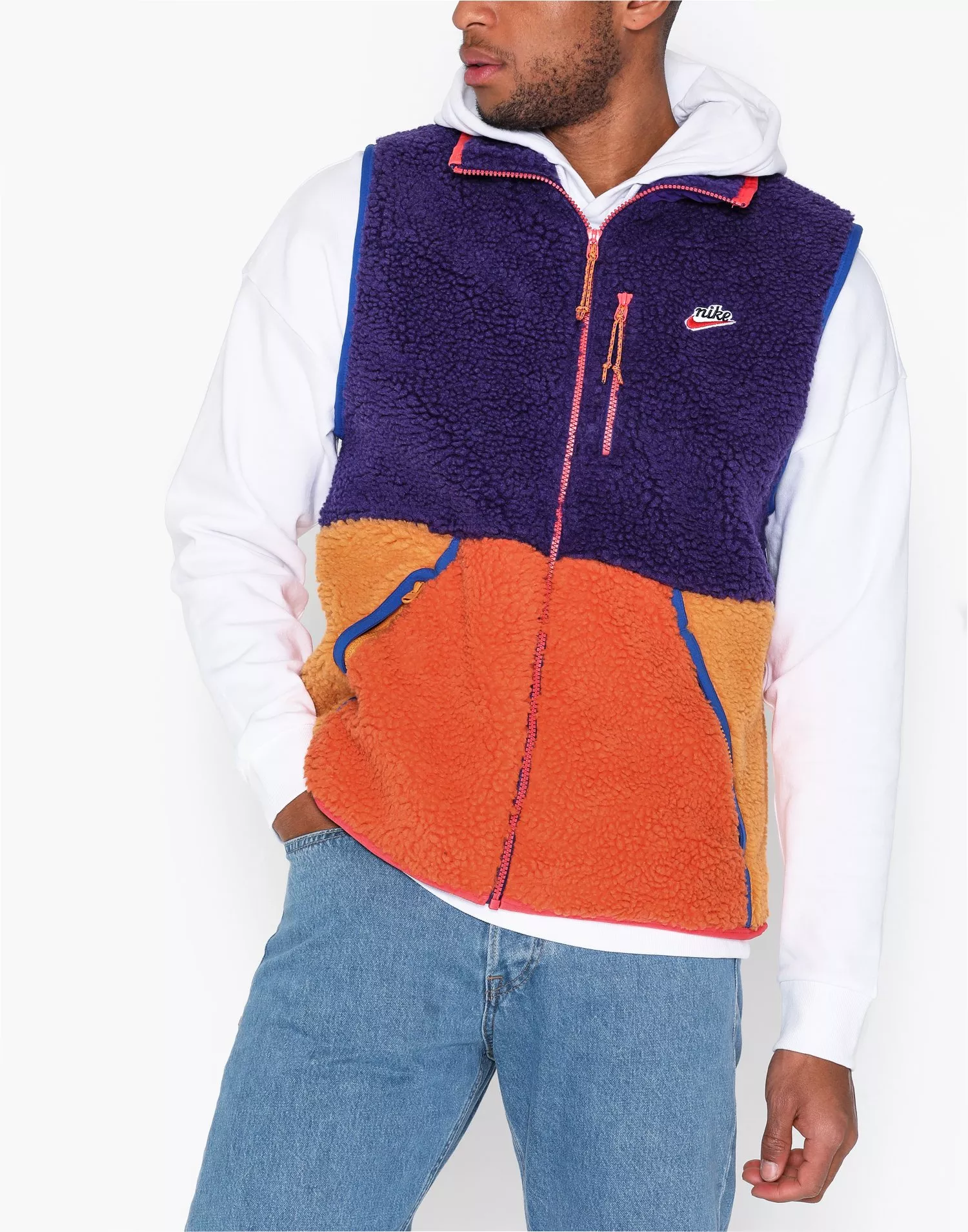 Nike sherpa fleece online gilet