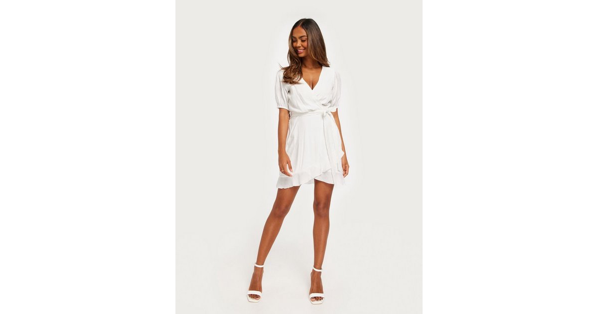 White wrap shop dress canada