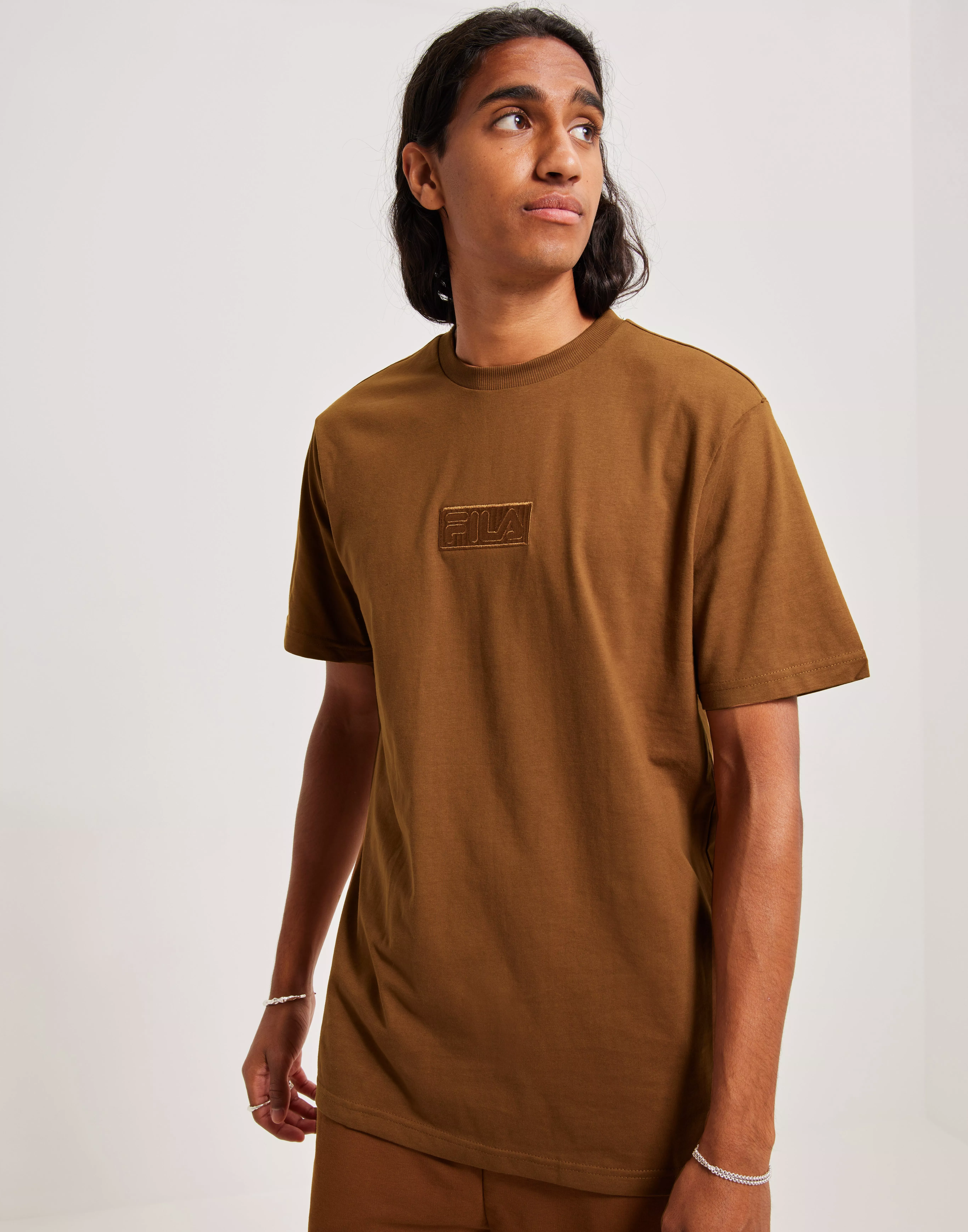 Fila t shirt store mens brown