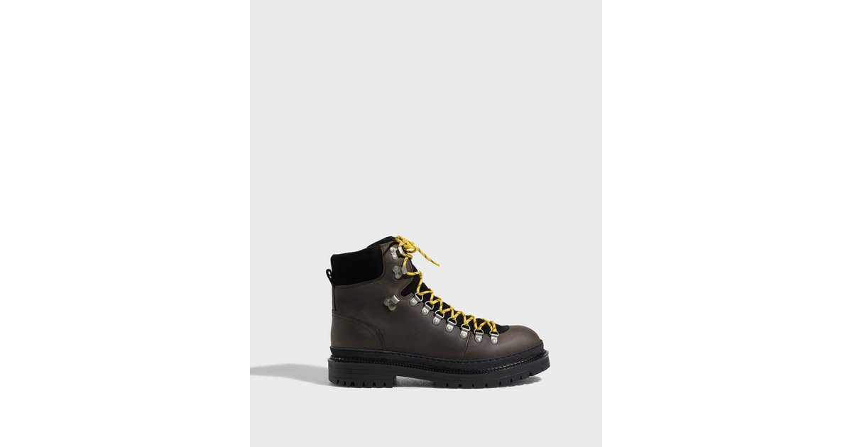 Muddman panelled lace up boots sales