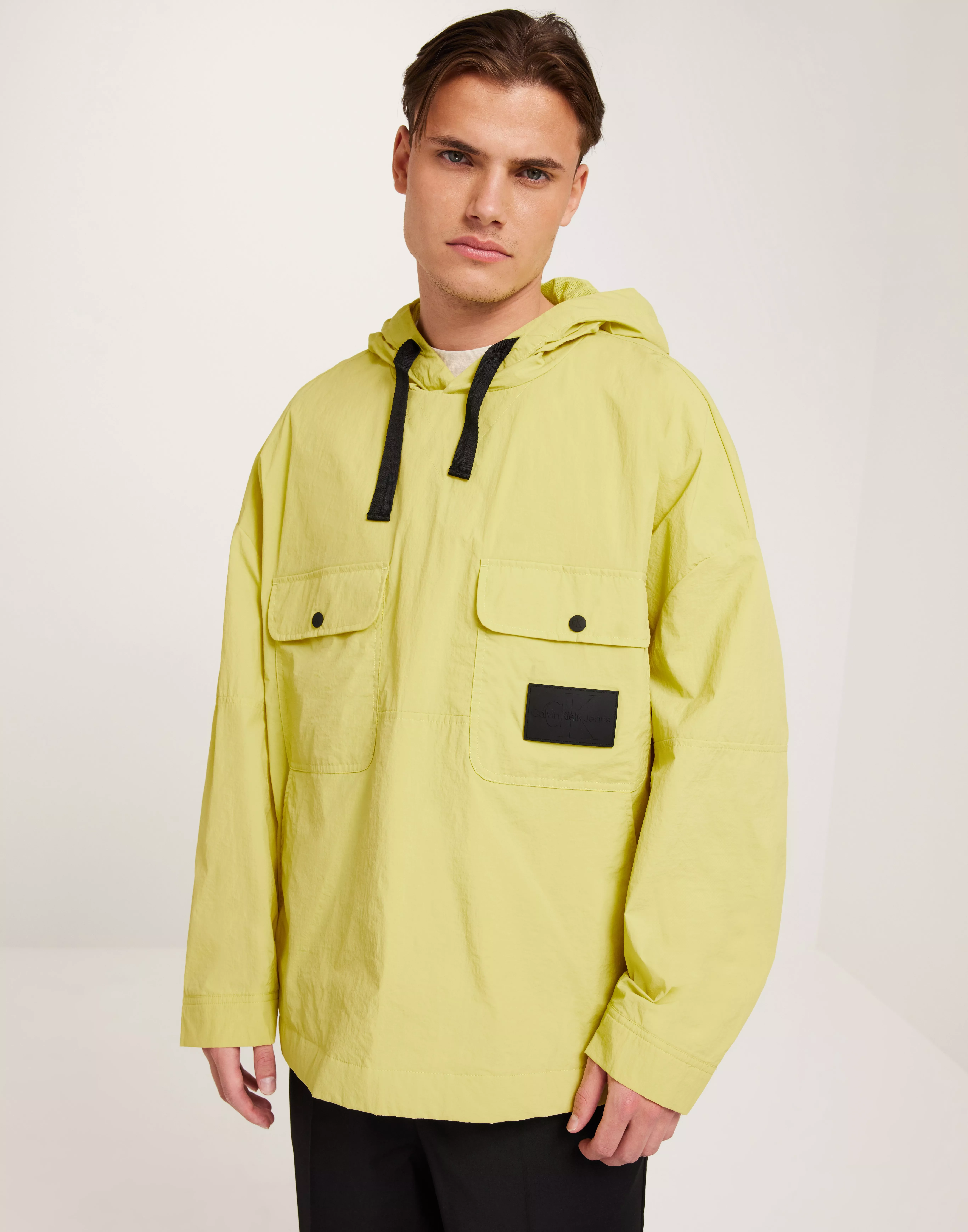 Calvin klein outlet yellow windbreaker